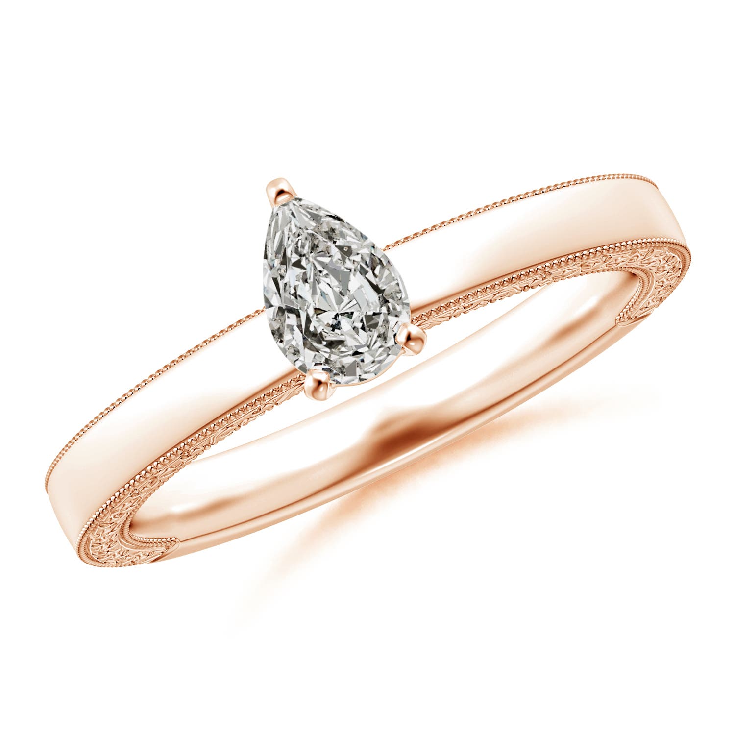 K, I3 / 0.4 CT / 14 KT Rose Gold