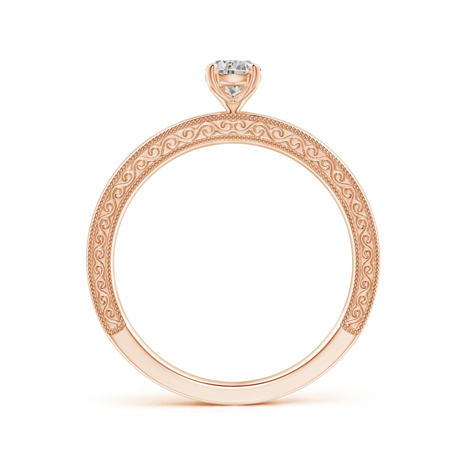 K, I3 / 0.4 CT / 14 KT Rose Gold