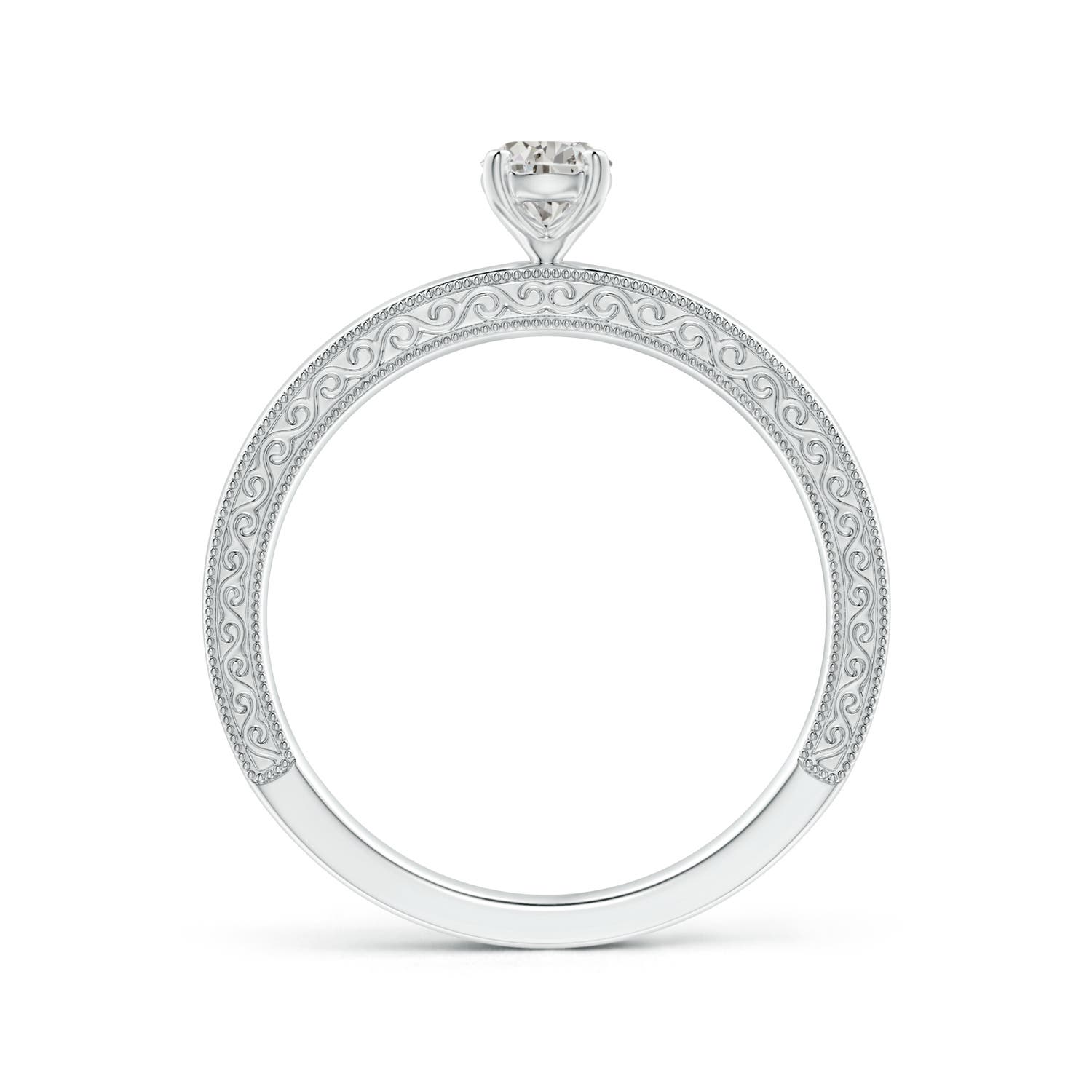 K, I3 / 0.4 CT / 14 KT White Gold