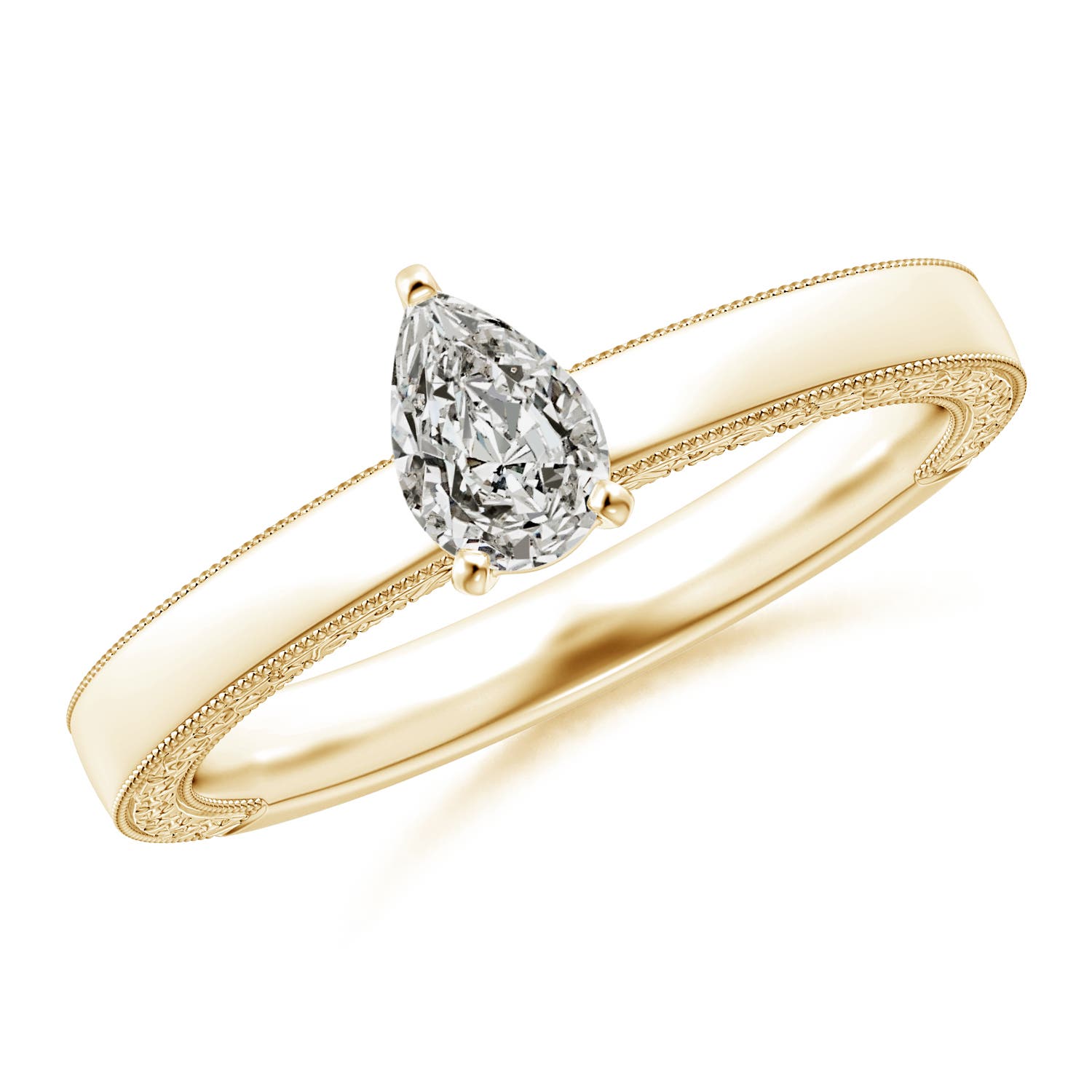 K, I3 / 0.4 CT / 14 KT Yellow Gold