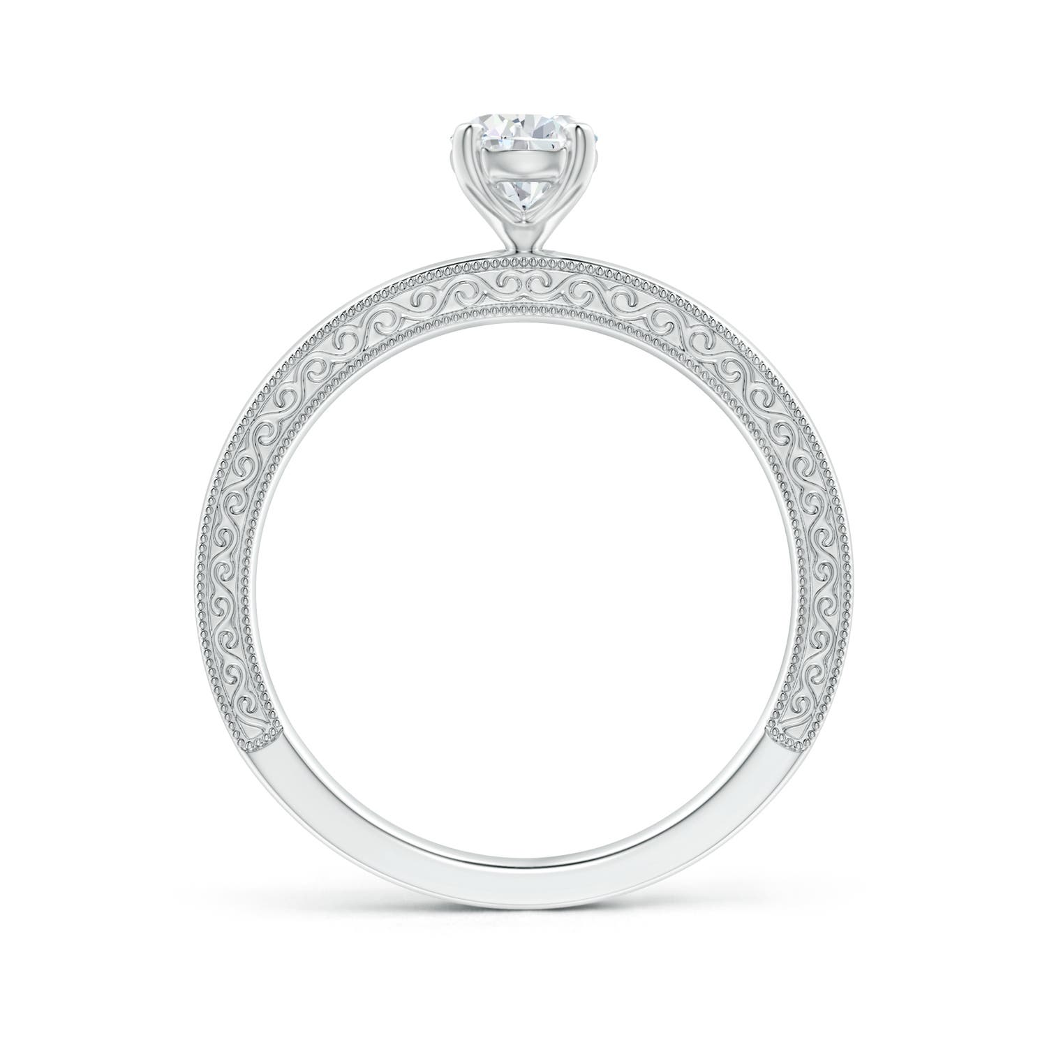 G, VS2 / 0.71 CT / 14 KT White Gold