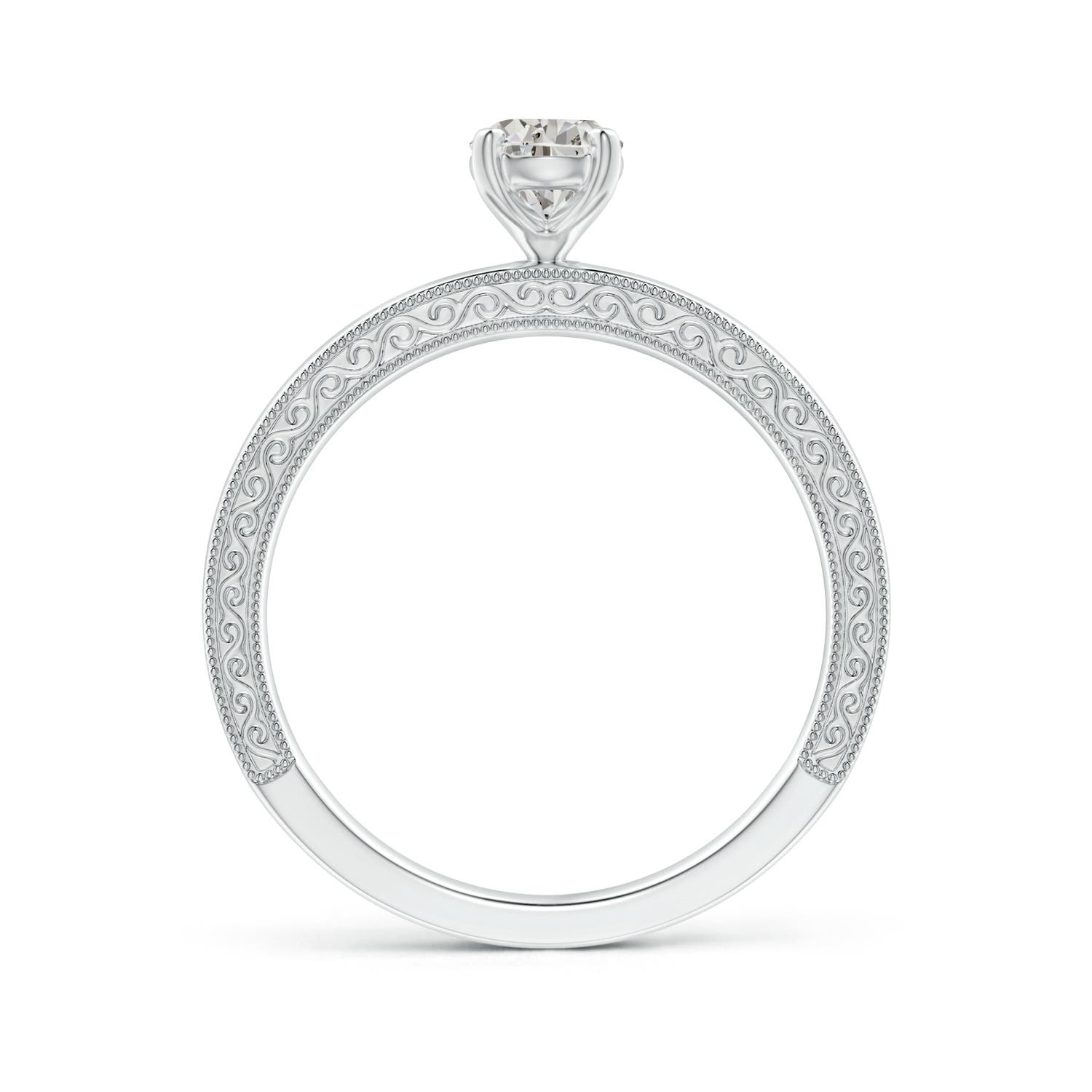 K, I3 / 0.71 CT / 14 KT White Gold