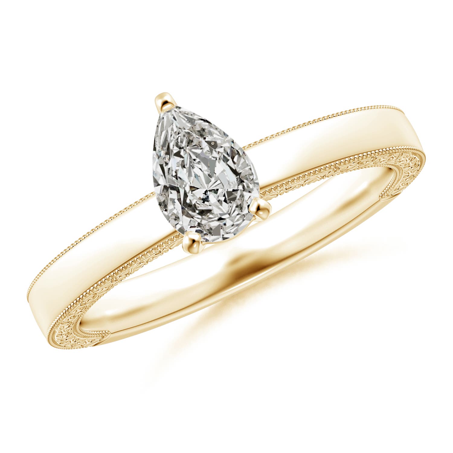 K, I3 / 0.71 CT / 14 KT Yellow Gold