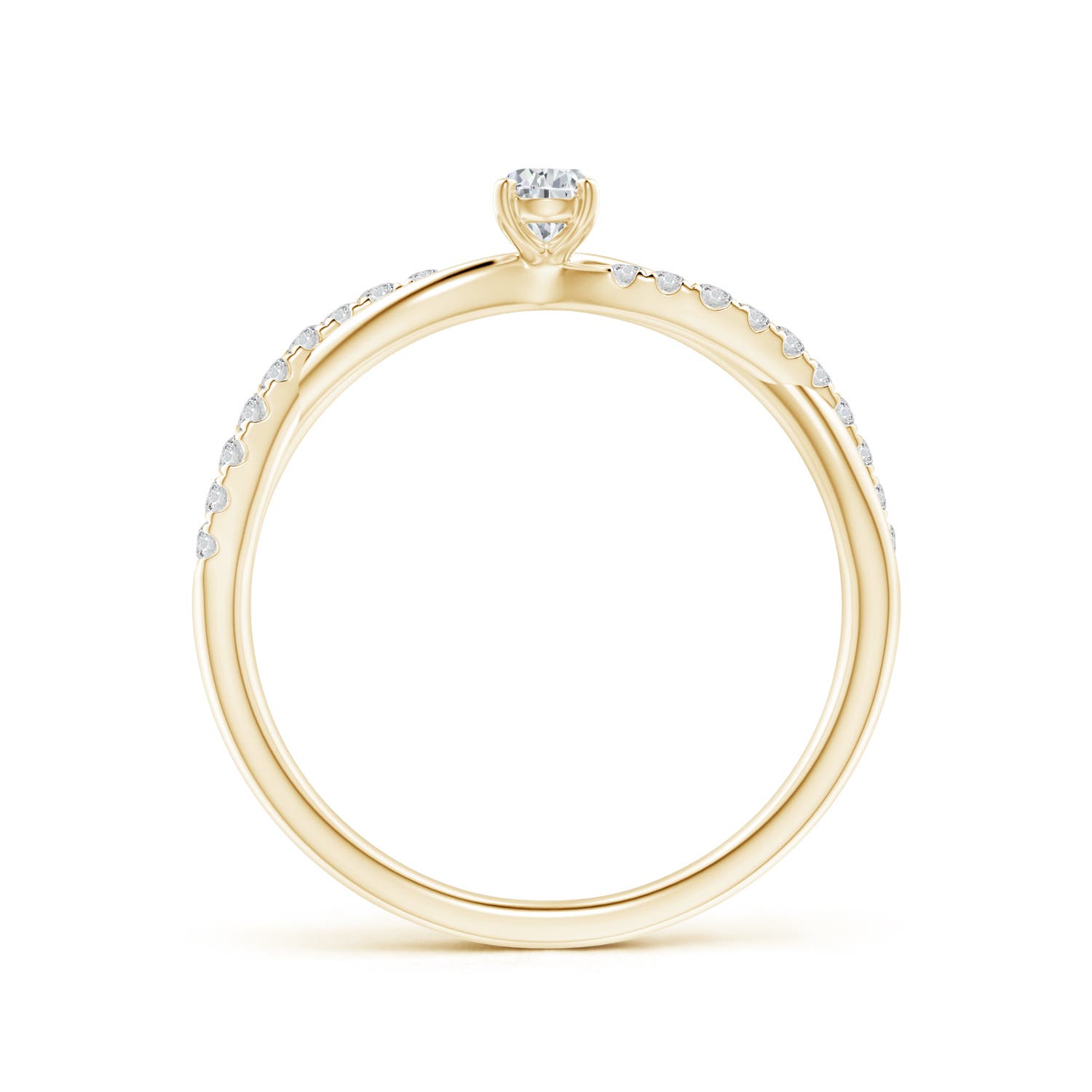 H, SI2 / 0.32 CT / 14 KT Yellow Gold