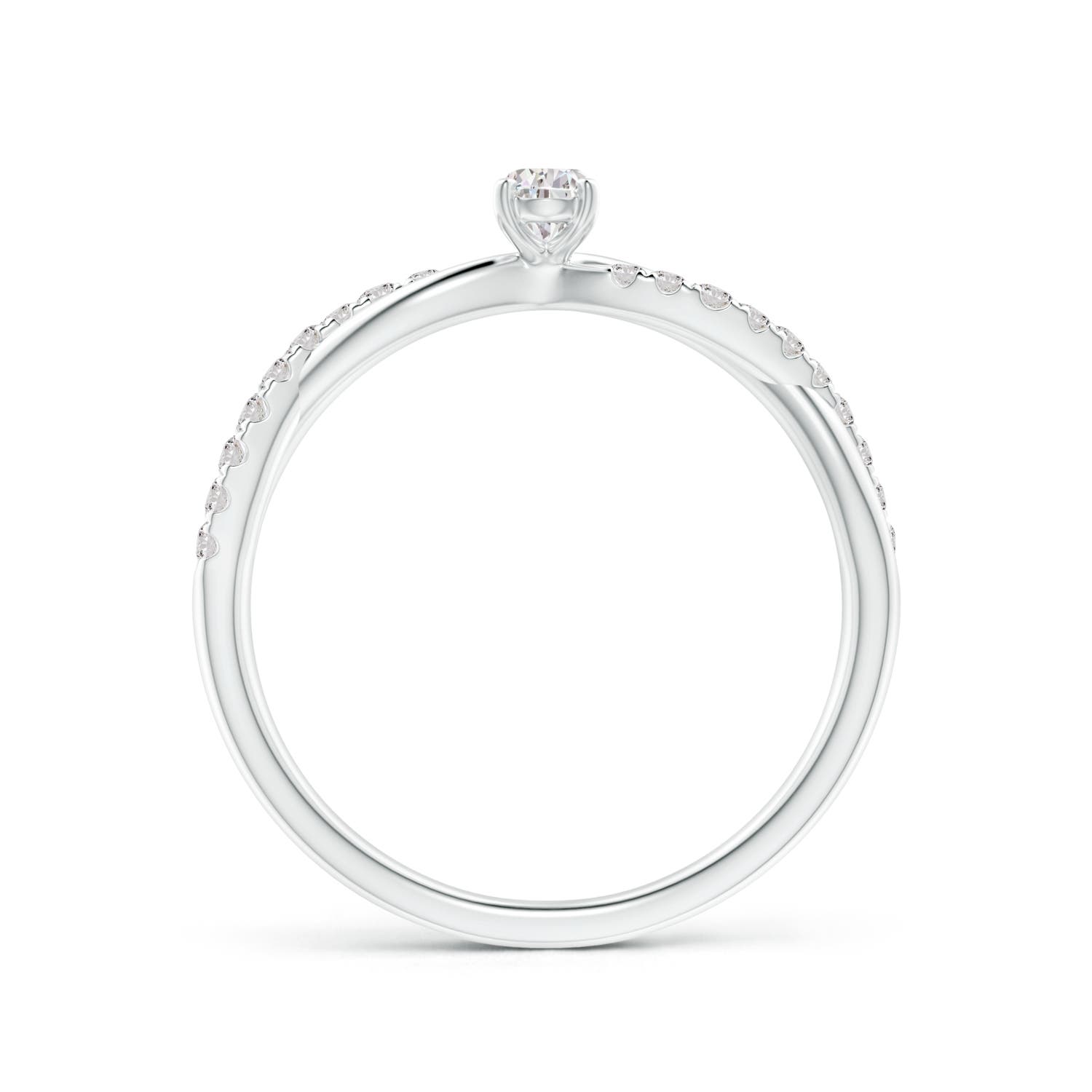 I-J, I1-I2 / 0.32 CT / 14 KT White Gold