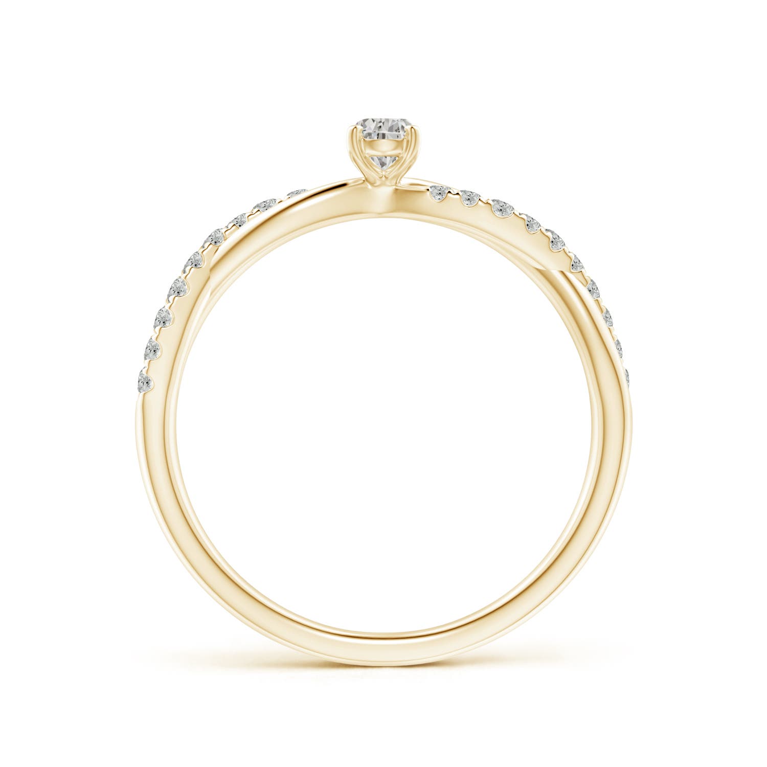 K, I3 / 0.32 CT / 14 KT Yellow Gold