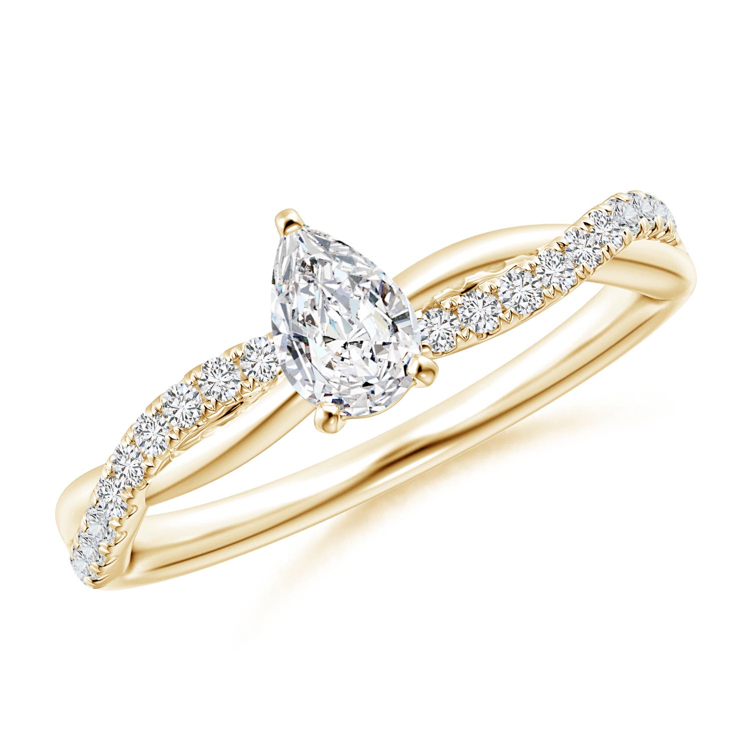 H, SI2 / 0.6 CT / 14 KT Yellow Gold