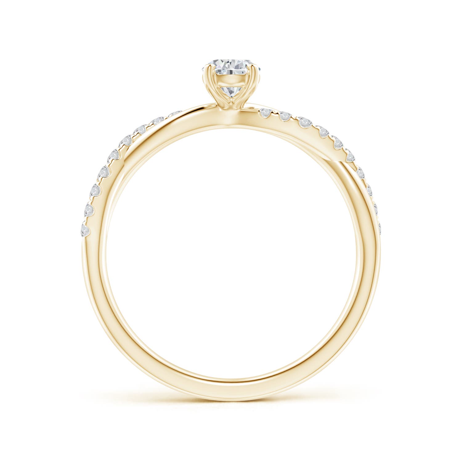 H, SI2 / 0.6 CT / 14 KT Yellow Gold