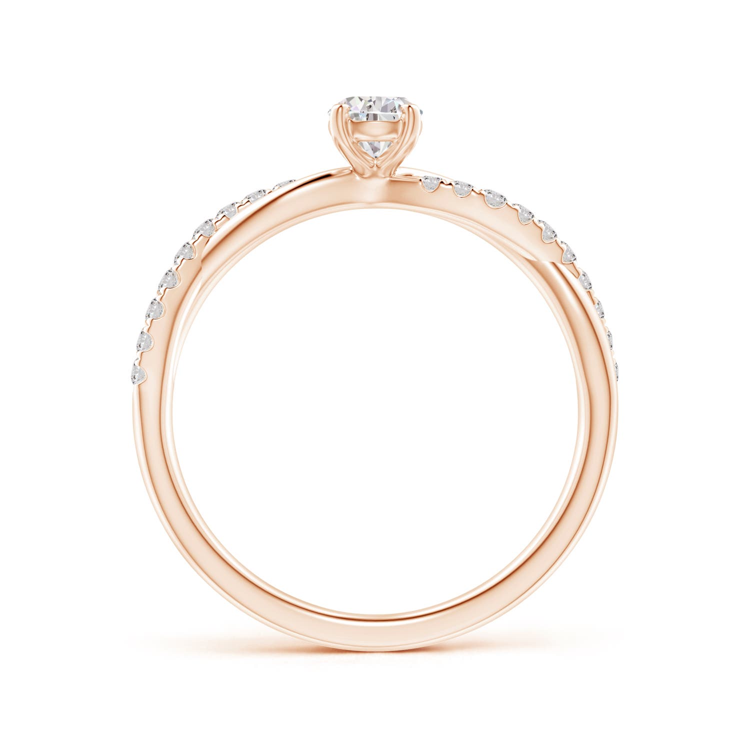 I-J, I1-I2 / 0.6 CT / 14 KT Rose Gold