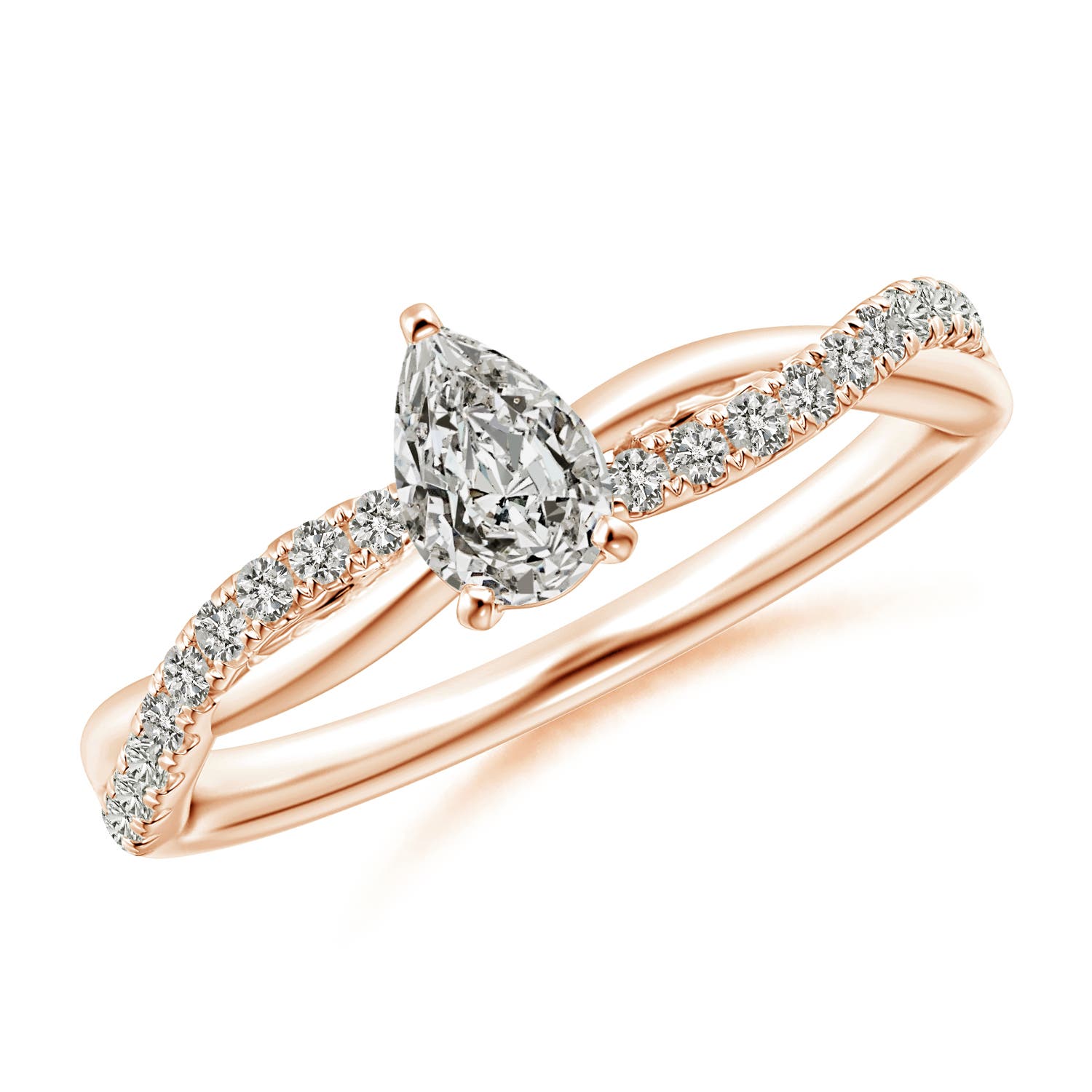 K, I3 / 0.6 CT / 14 KT Rose Gold