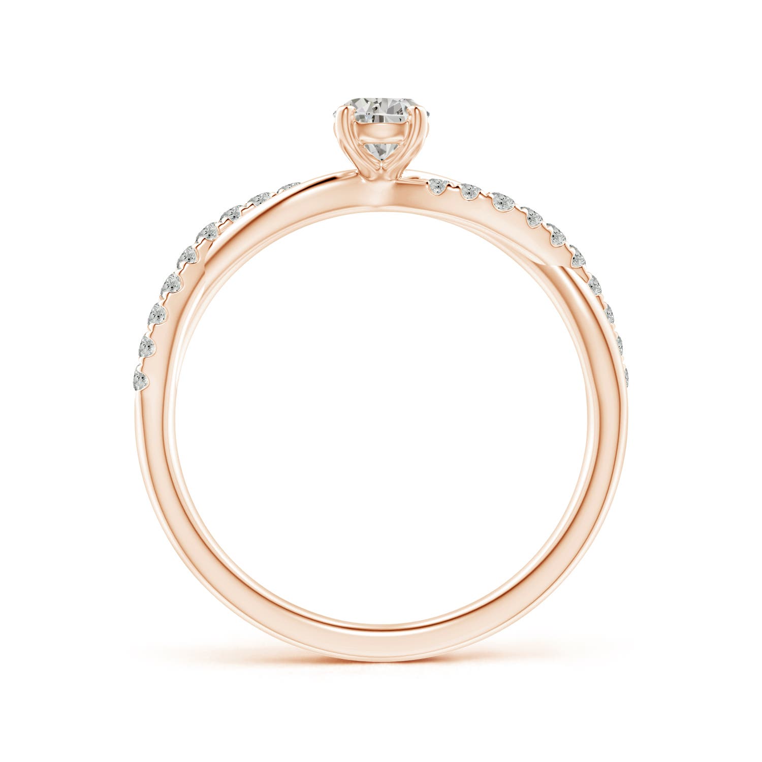 K, I3 / 0.6 CT / 14 KT Rose Gold