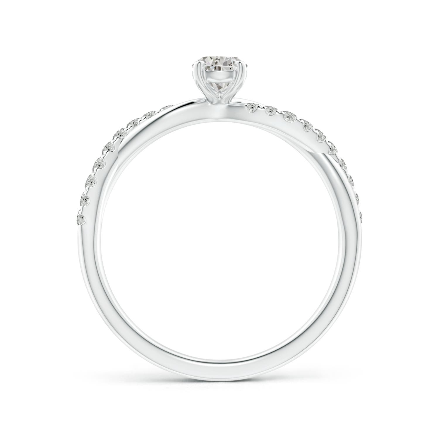 K, I3 / 0.6 CT / 14 KT White Gold