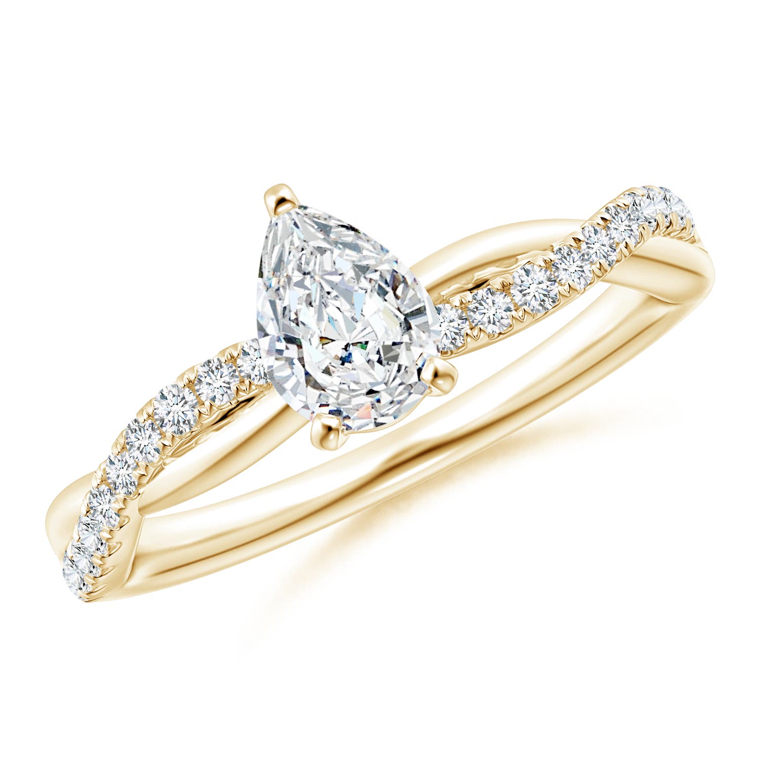 F-G, VS / 0.99 CT / 14 KT Yellow Gold