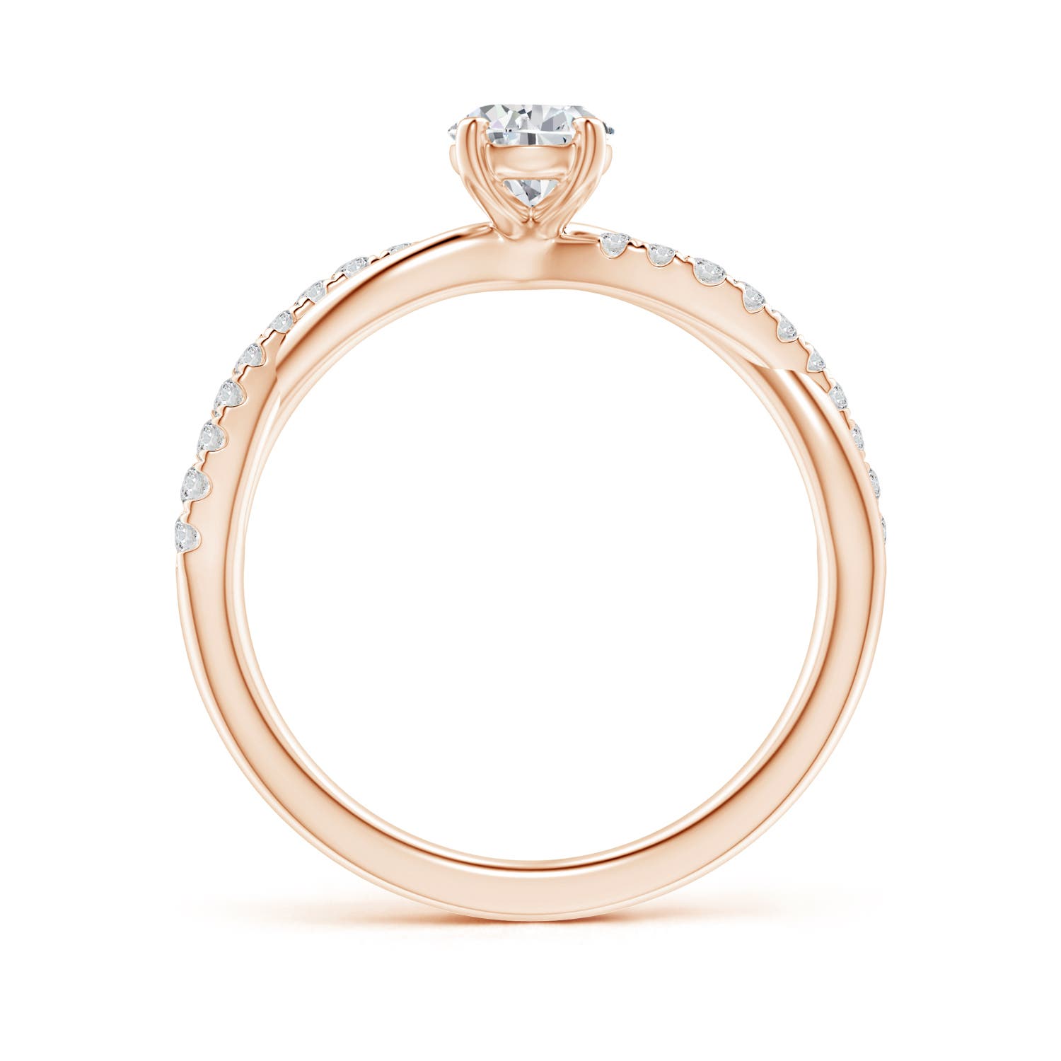 H, SI2 / 0.99 CT / 14 KT Rose Gold