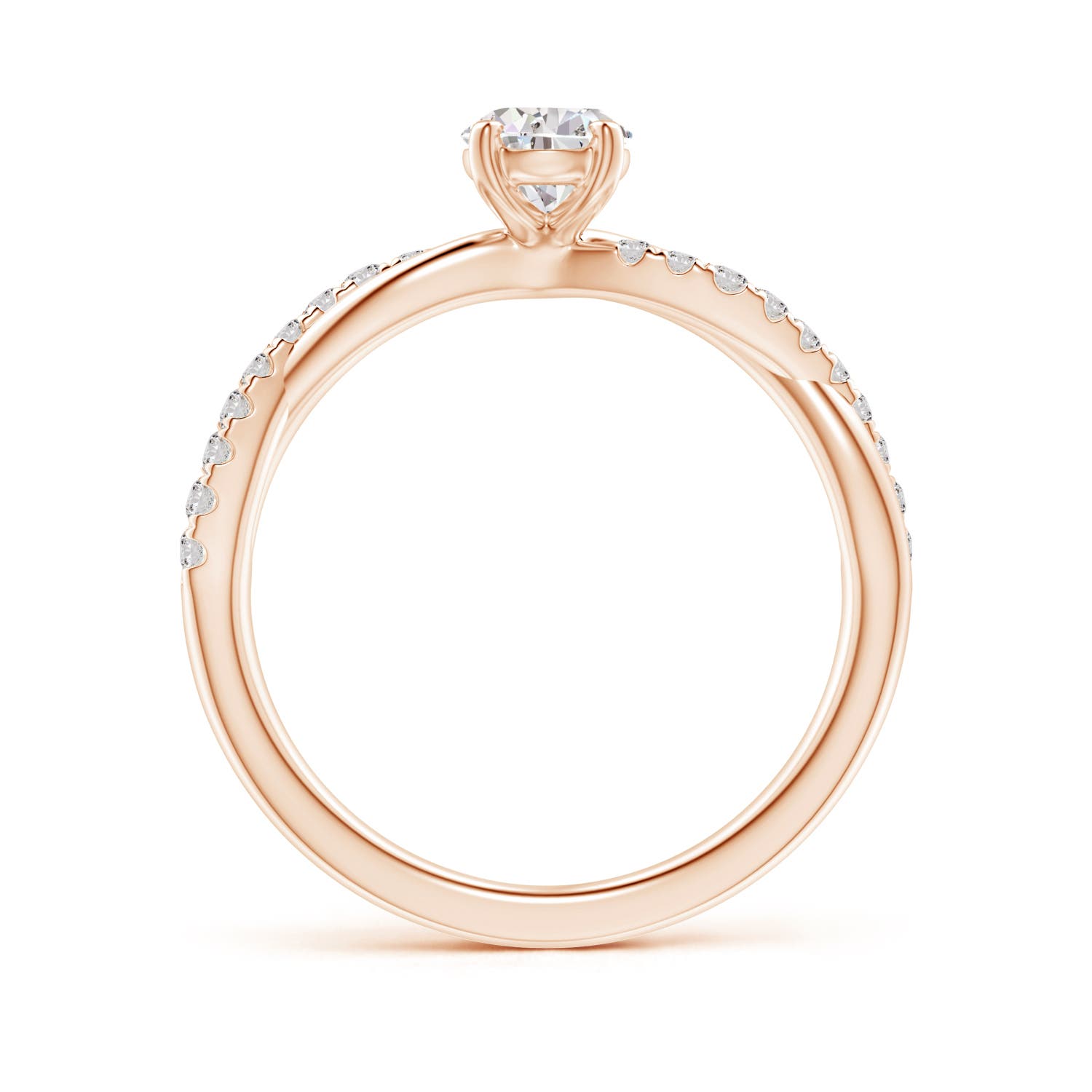 I-J, I1-I2 / 0.99 CT / 14 KT Rose Gold