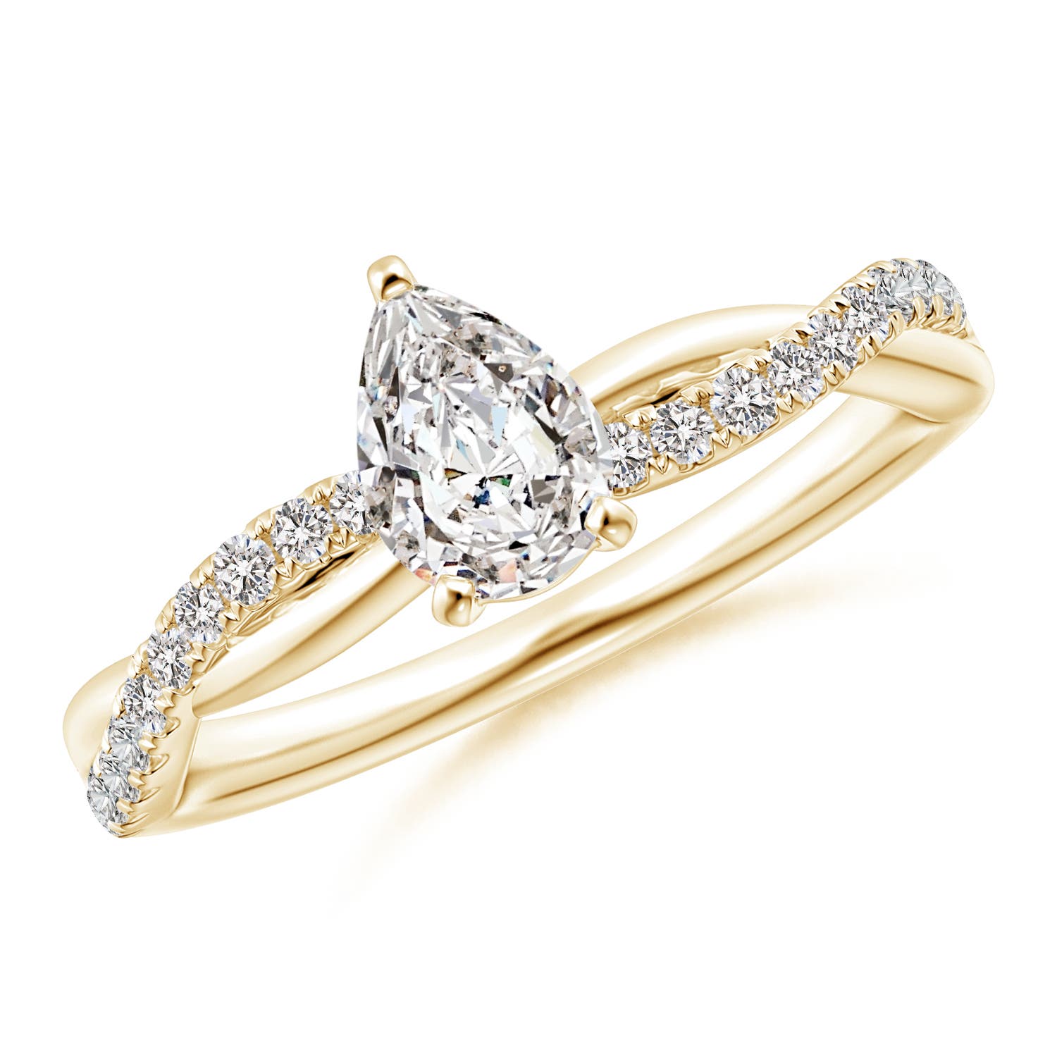 I-J, I1-I2 / 0.99 CT / 14 KT Yellow Gold