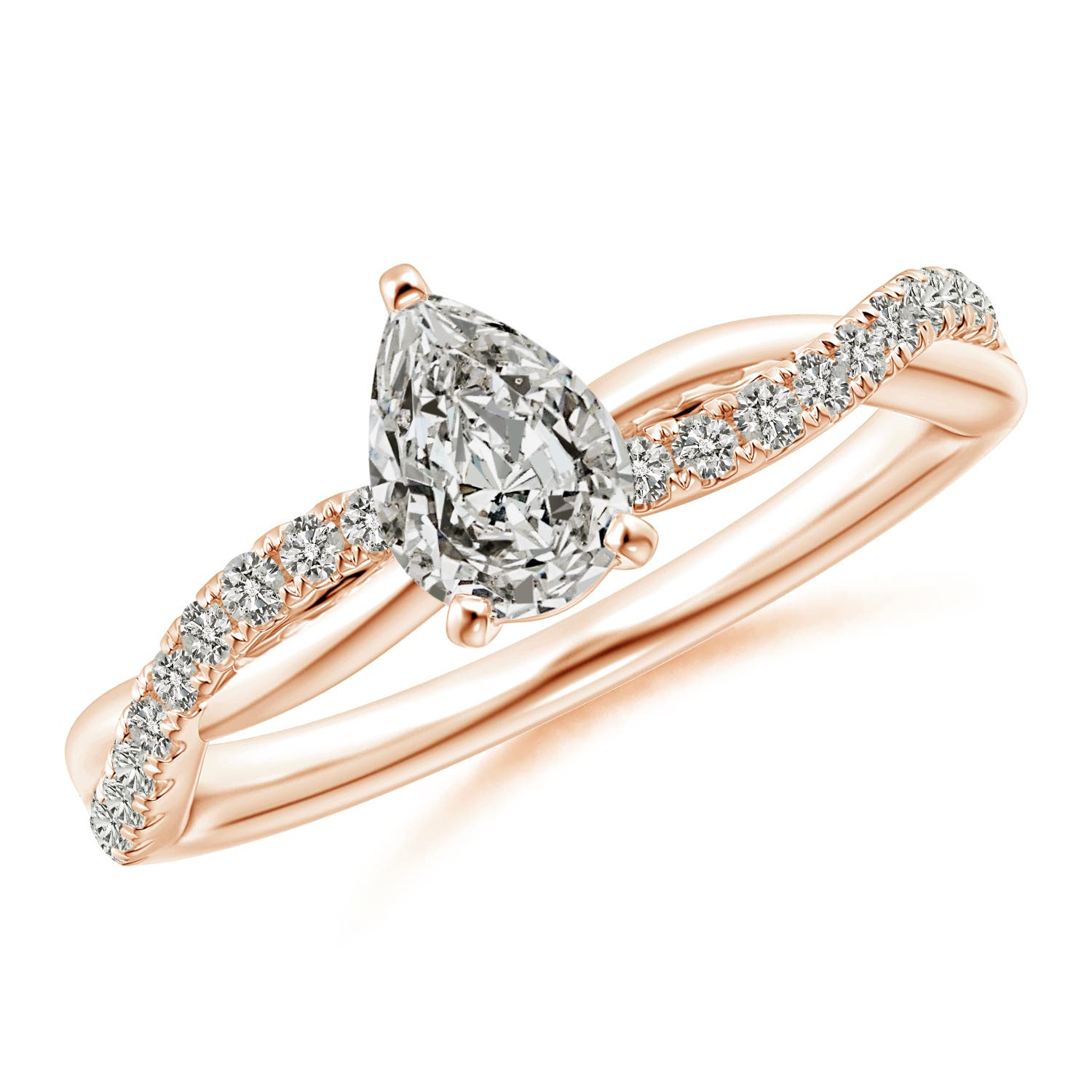 K, I3 / 0.99 CT / 14 KT Rose Gold