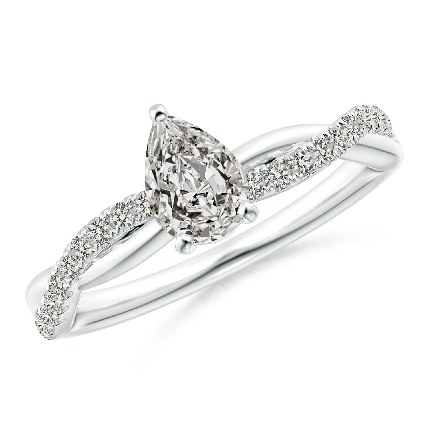 K, I3 / 0.99 CT / 14 KT White Gold