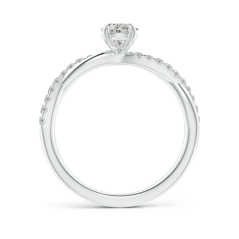 7x5mm KI3 Solitaire Pear-Shaped Diamond Twisted Shank Engagement Ring in White Gold side-1
