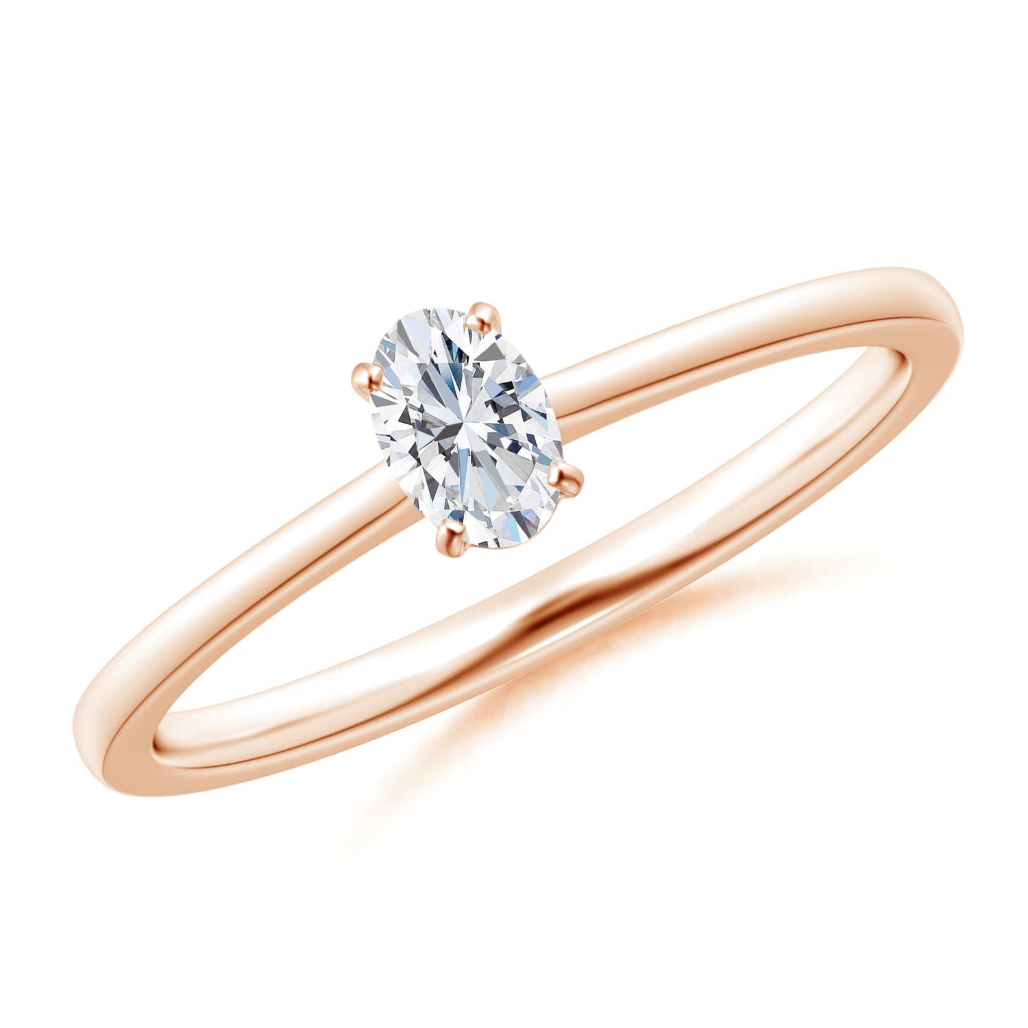 G, VS2 / 0.21 CT / 14 KT Rose Gold