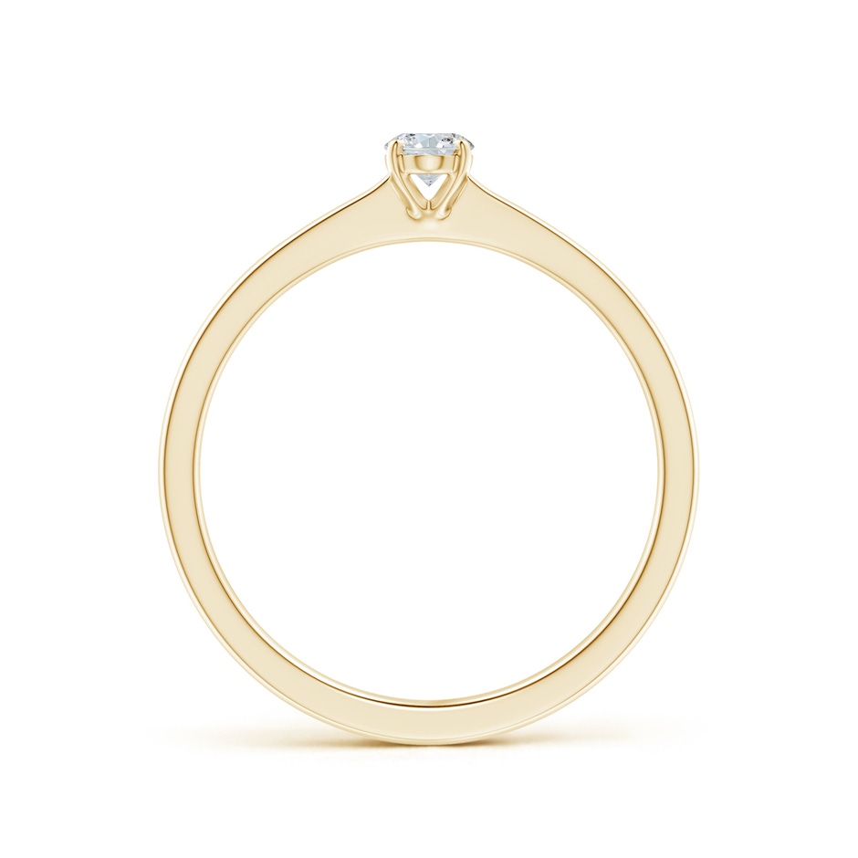 5x3mm GVS2 Oval Diamond Solitaire Engagement Ring in Yellow Gold side-1
