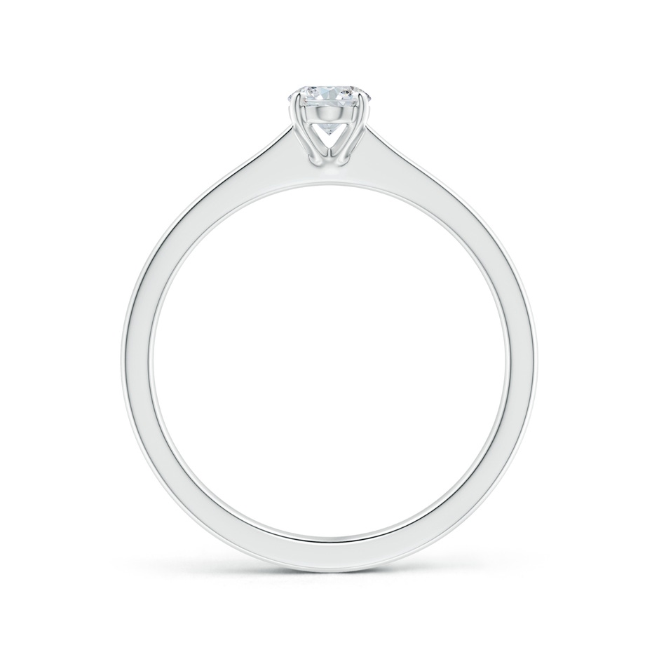6x4mm GVS2 Oval Diamond Solitaire Engagement Ring in P950 Platinum side-1