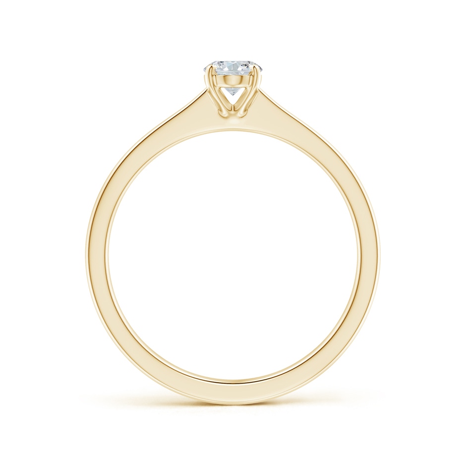 6x4mm GVS2 Oval Diamond Solitaire Engagement Ring in Yellow Gold side-1