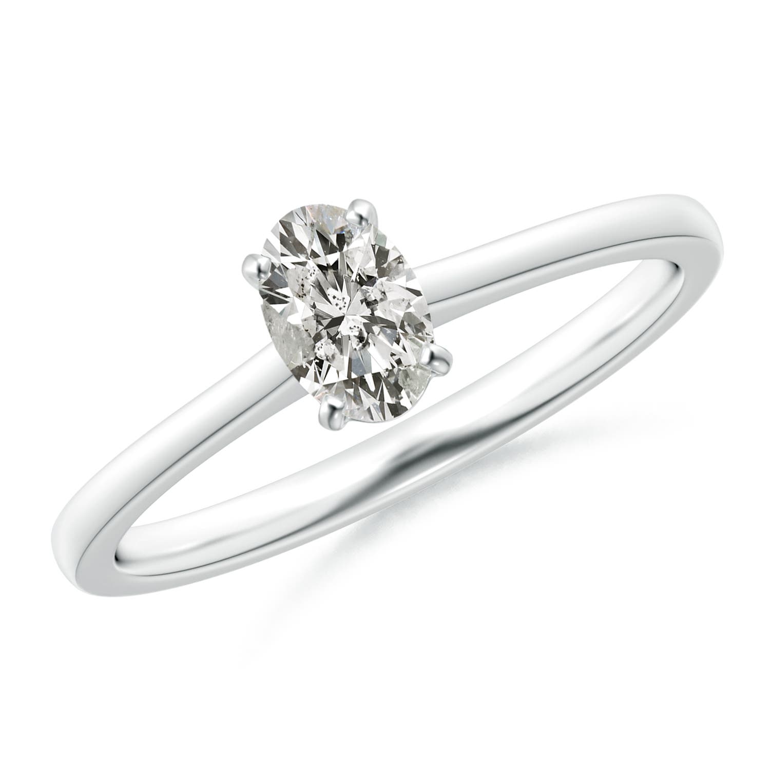 K, I3 / 0.43 CT / 14 KT White Gold