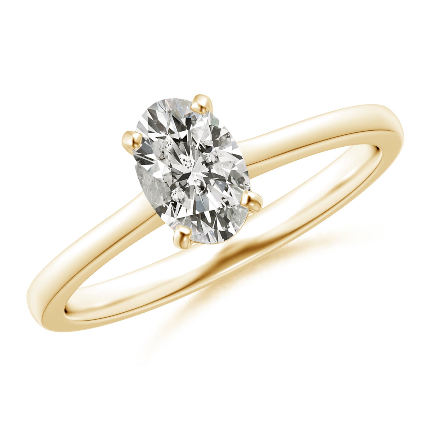 K, I3 / 0.76 CT / 14 KT Yellow Gold