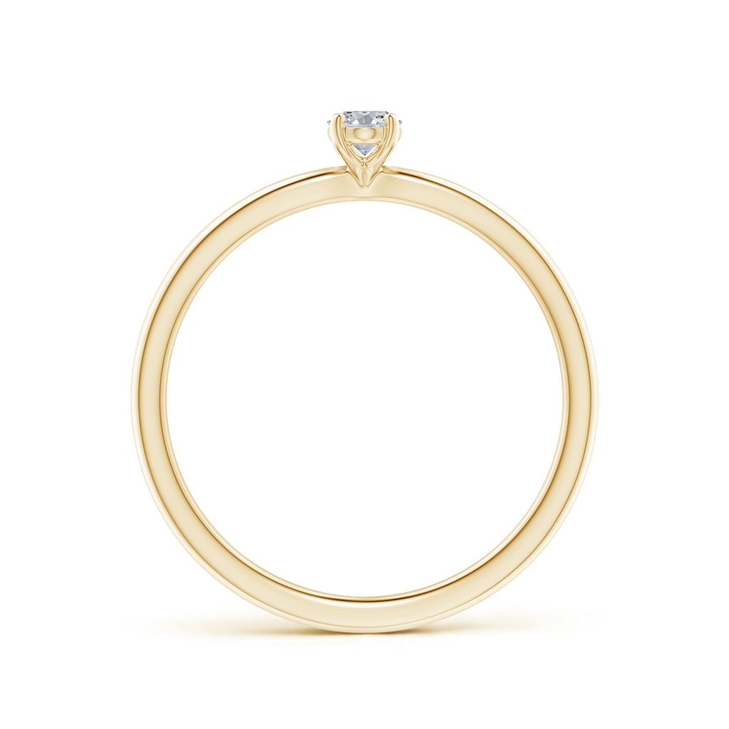 5x3mm HSI2 Solitaire Oval Diamond Engagement Ring in 9K Yellow Gold - side_1