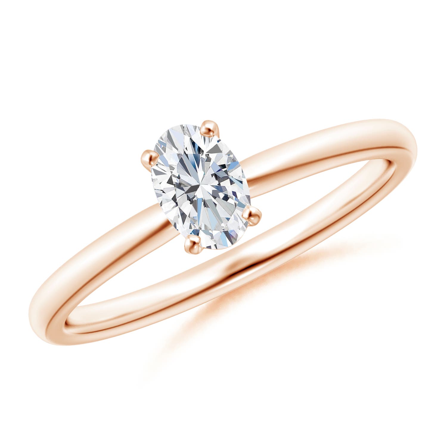 G, VS2 / 0.43 CT / 14 KT Rose Gold