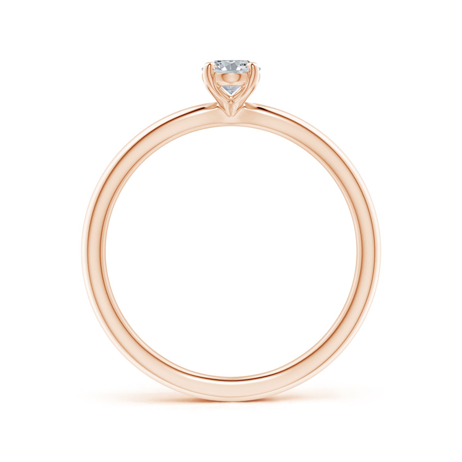 H, SI2 / 0.43 CT / 14 KT Rose Gold