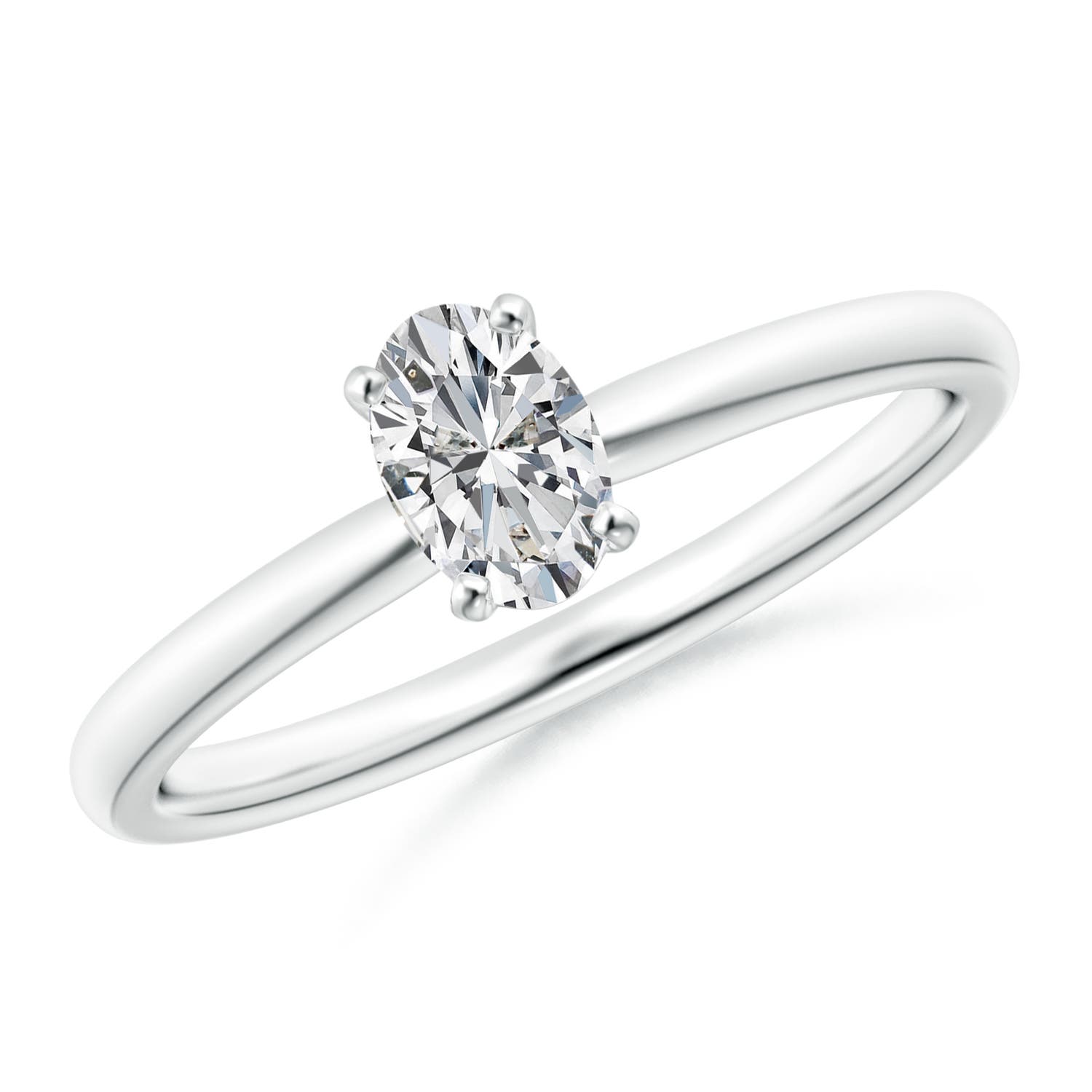 H, SI2 / 0.43 CT / 14 KT White Gold