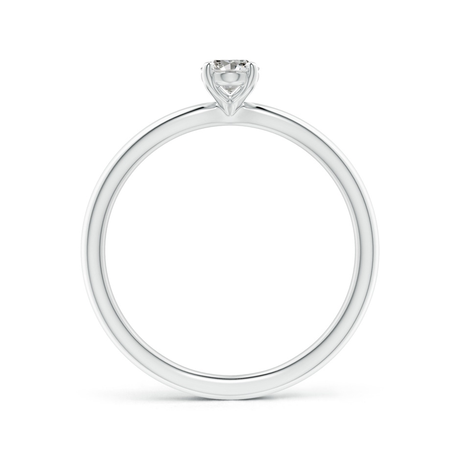 6x4mm KI3 Solitaire Oval Diamond Engagement Ring in White Gold side-1