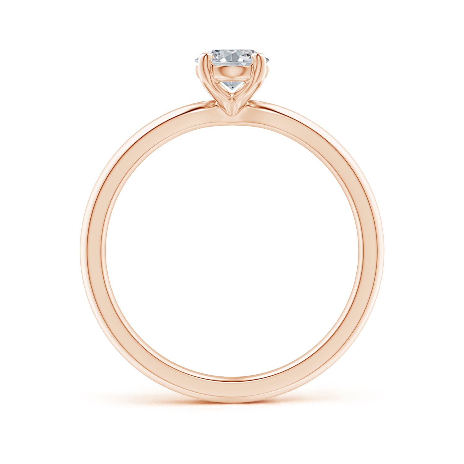 H, SI2 / 0.76 CT / 14 KT Rose Gold