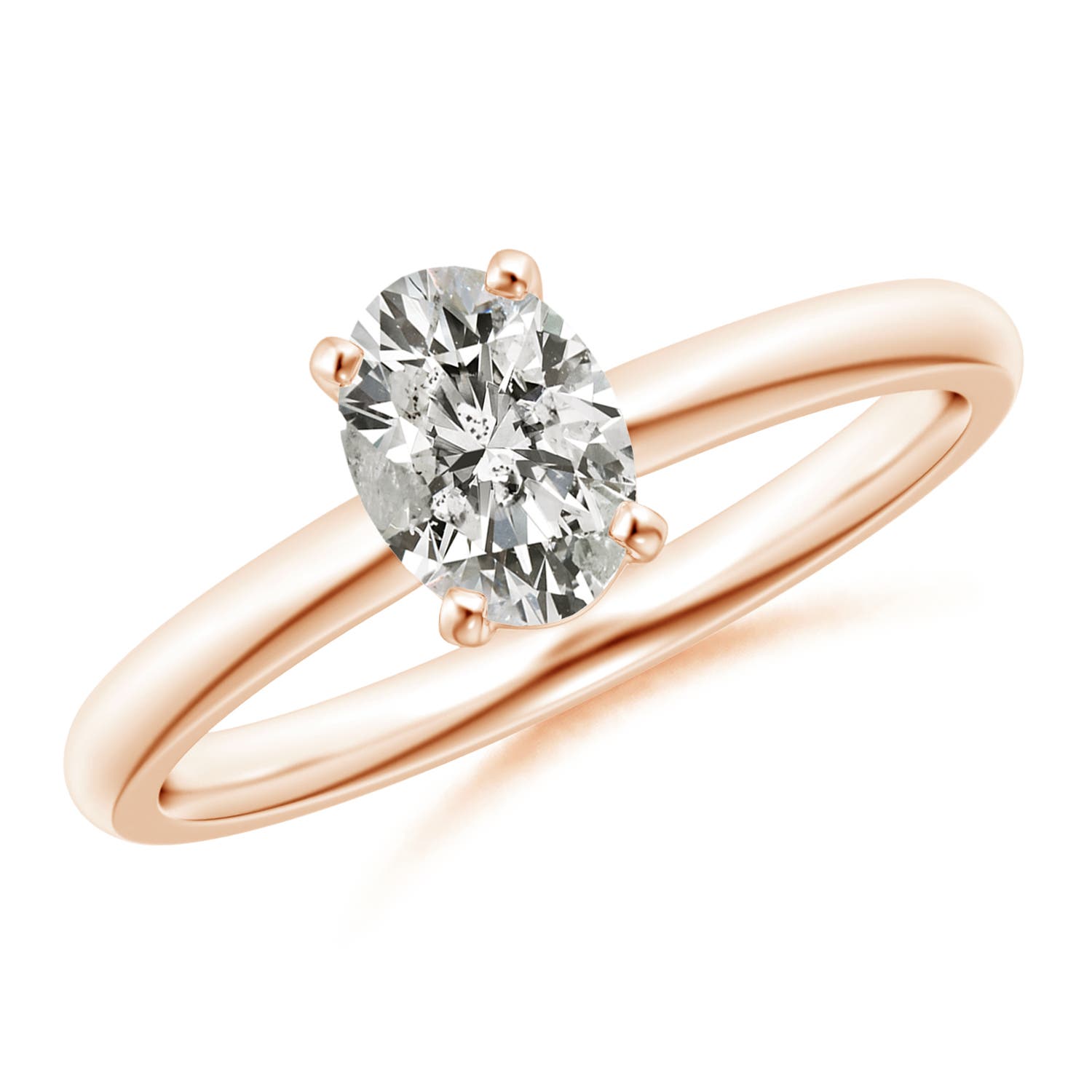 K, I3 / 0.76 CT / 14 KT Rose Gold