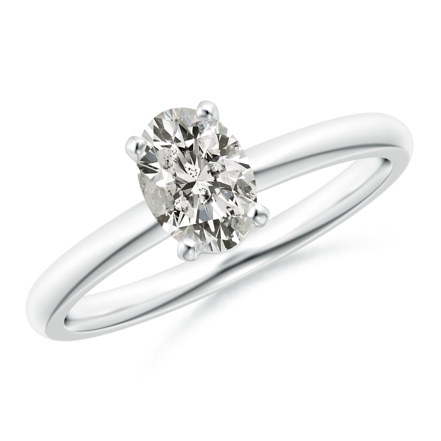 K, I3 / 0.76 CT / 14 KT White Gold