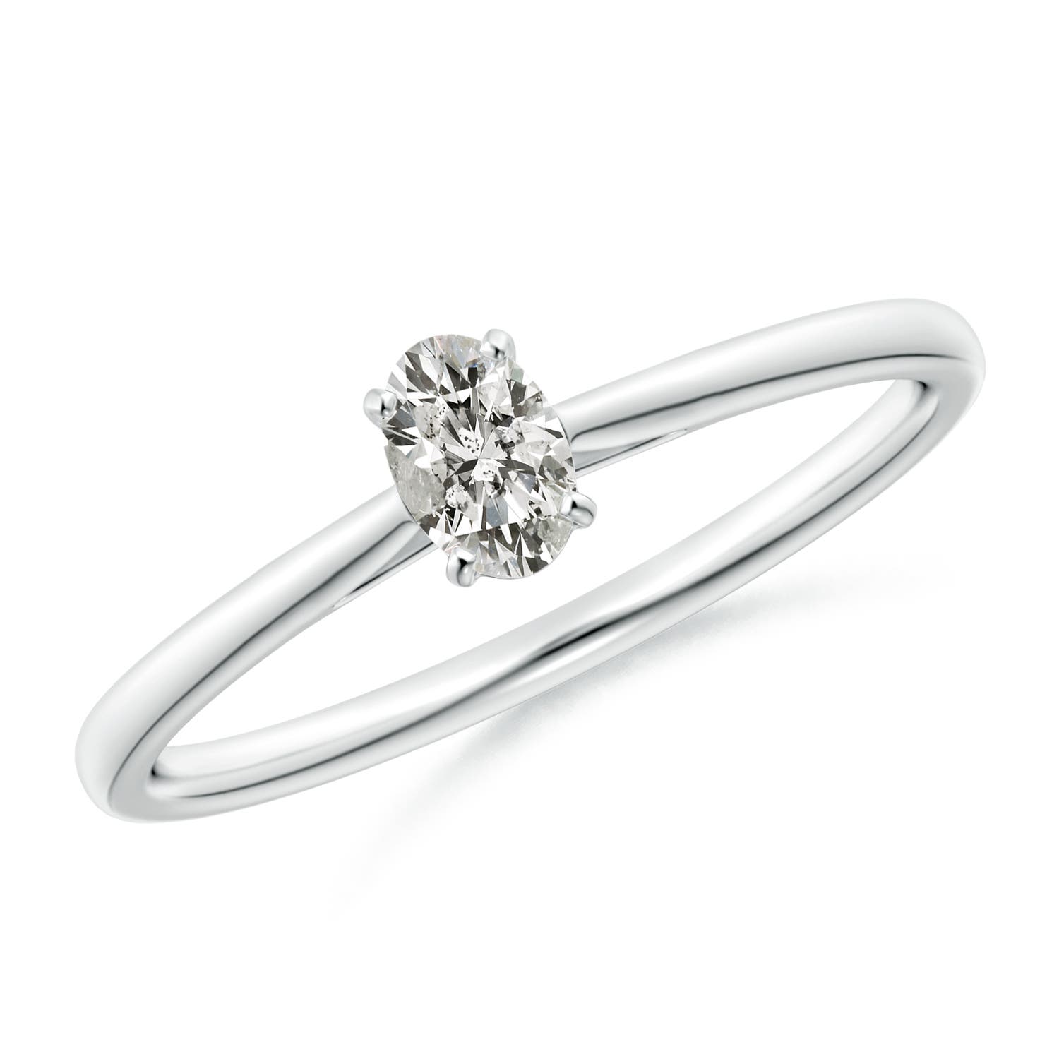 K, I3 / 0.21 CT / 14 KT White Gold