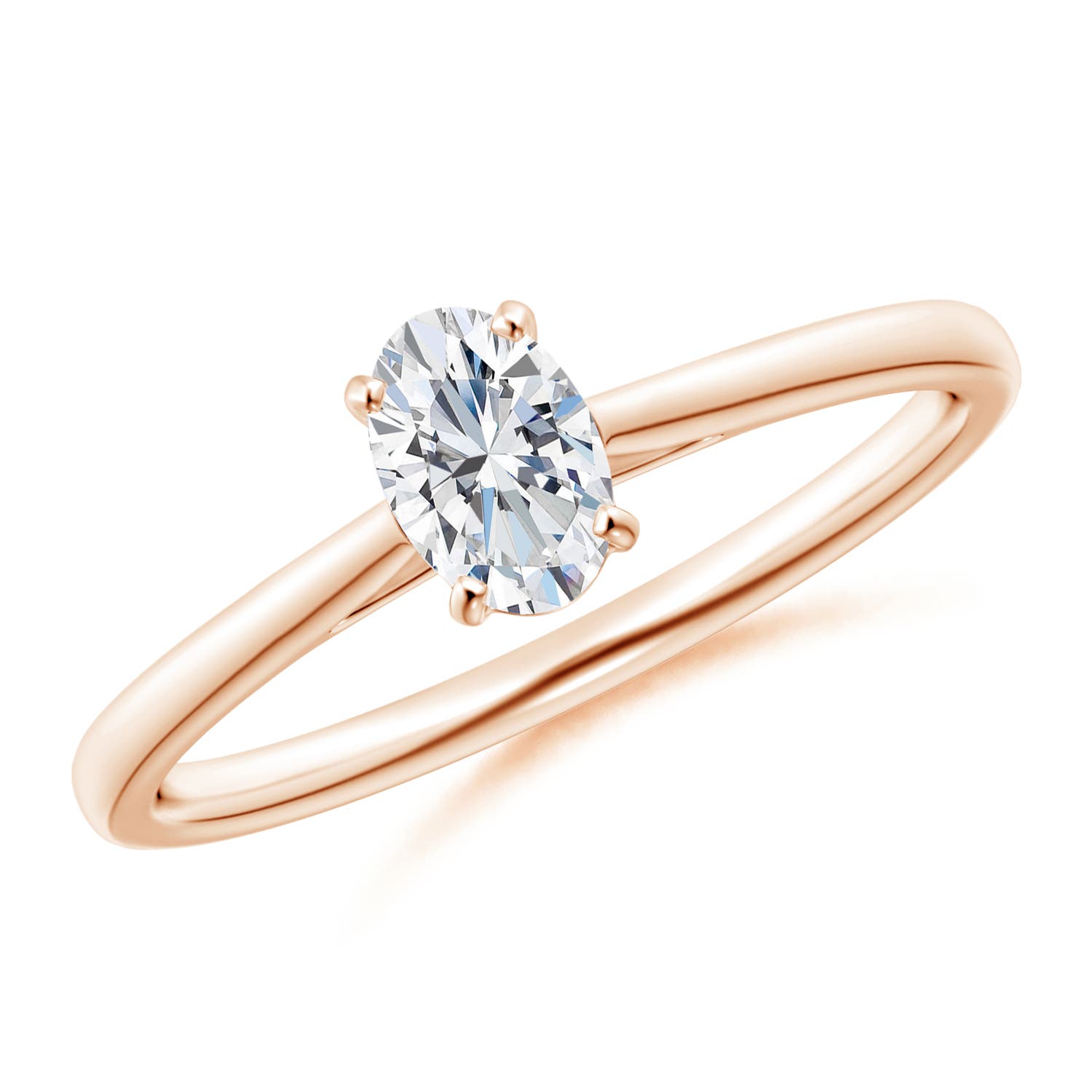 G, VS2 / 0.43 CT / 14 KT Rose Gold