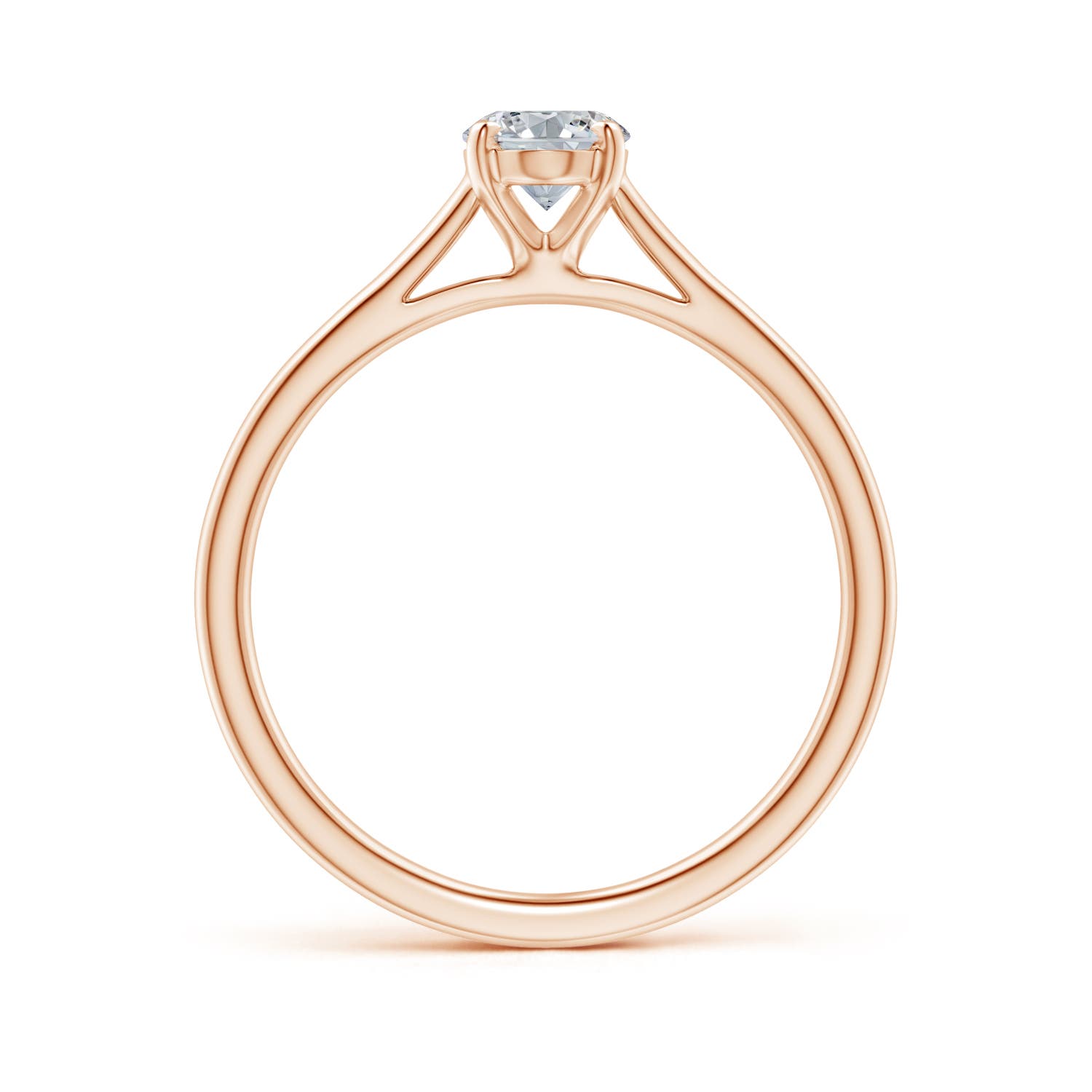 H, SI2 / 0.76 CT / 14 KT Rose Gold