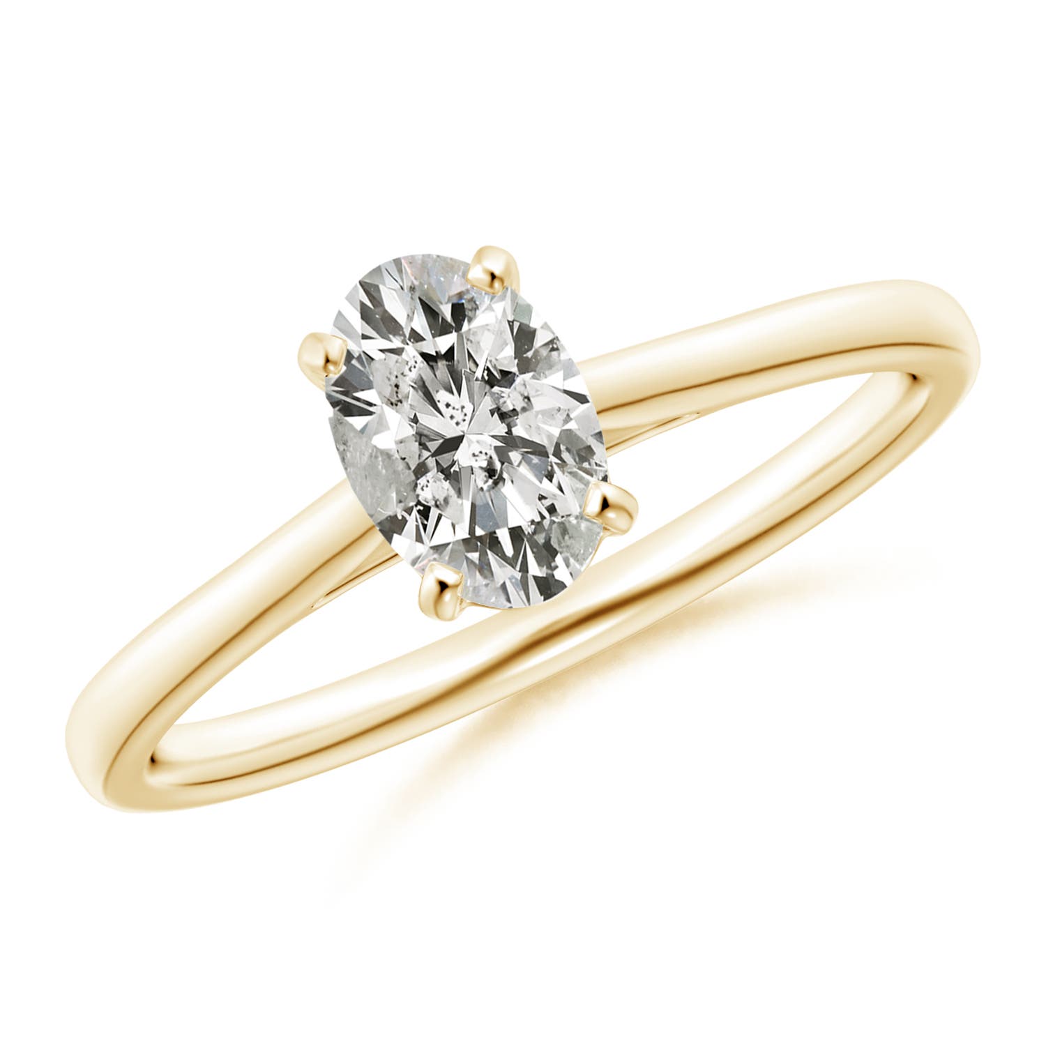 K, I3 / 0.76 CT / 14 KT Yellow Gold