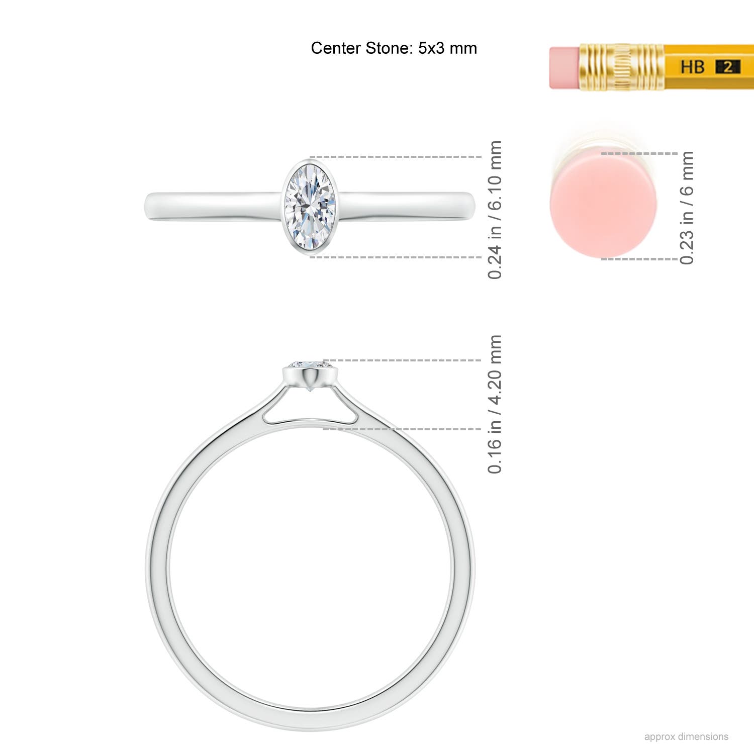 F-G, VS / 0.21 CT / 14 KT White Gold