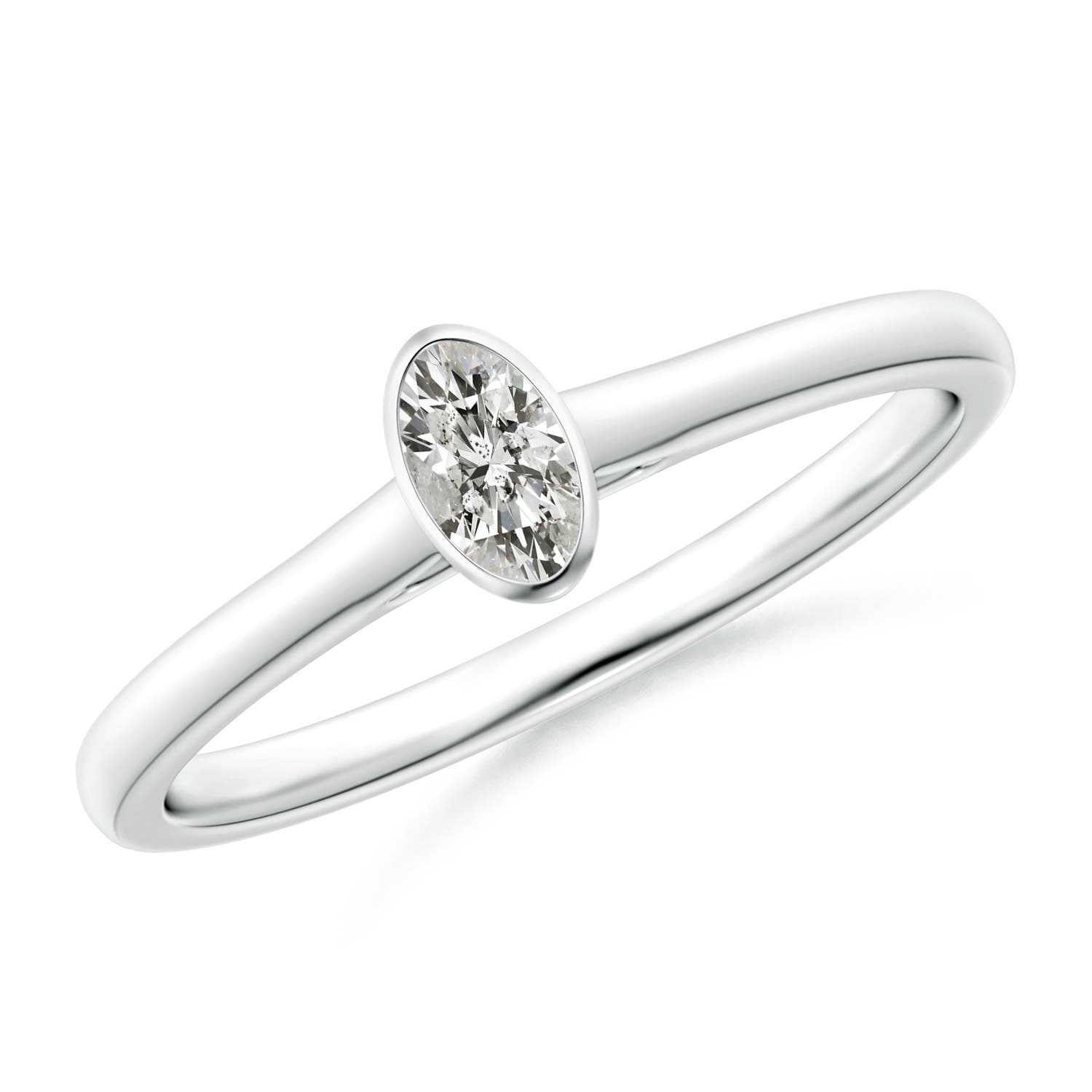 K, I3 / 0.21 CT / 14 KT White Gold