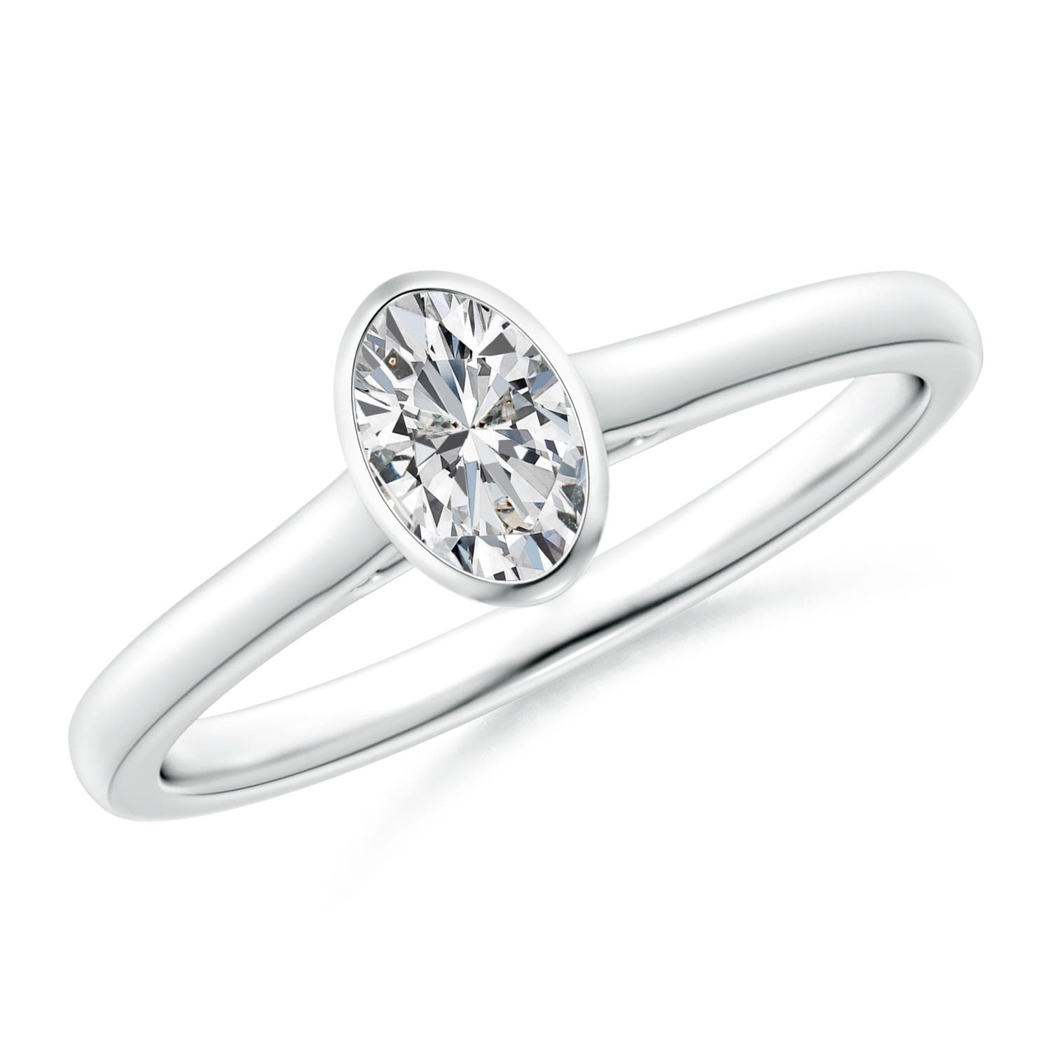 H, SI2 / 0.43 CT / 14 KT White Gold