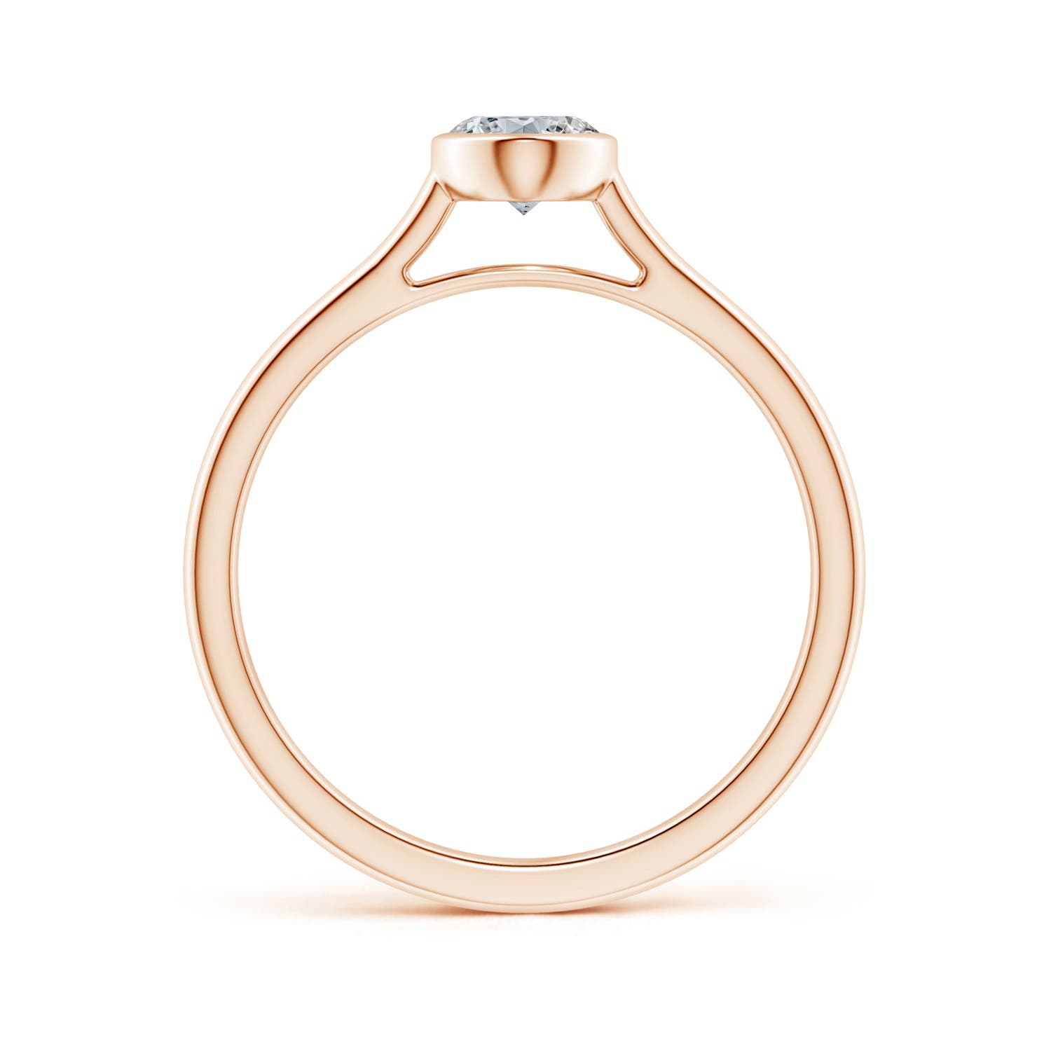 H, SI2 / 0.76 CT / 14 KT Rose Gold