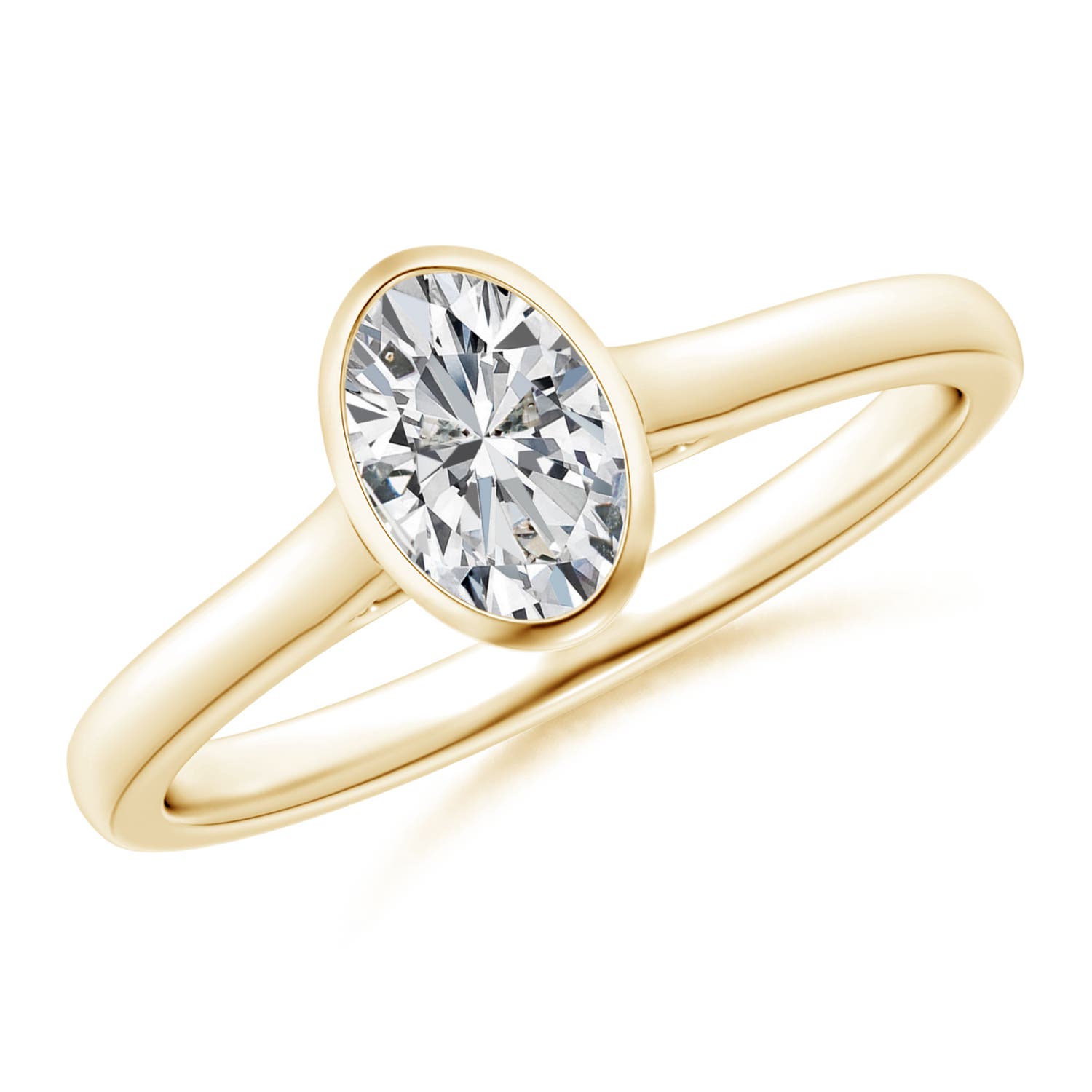 H, SI2 / 0.76 CT / 14 KT Yellow Gold