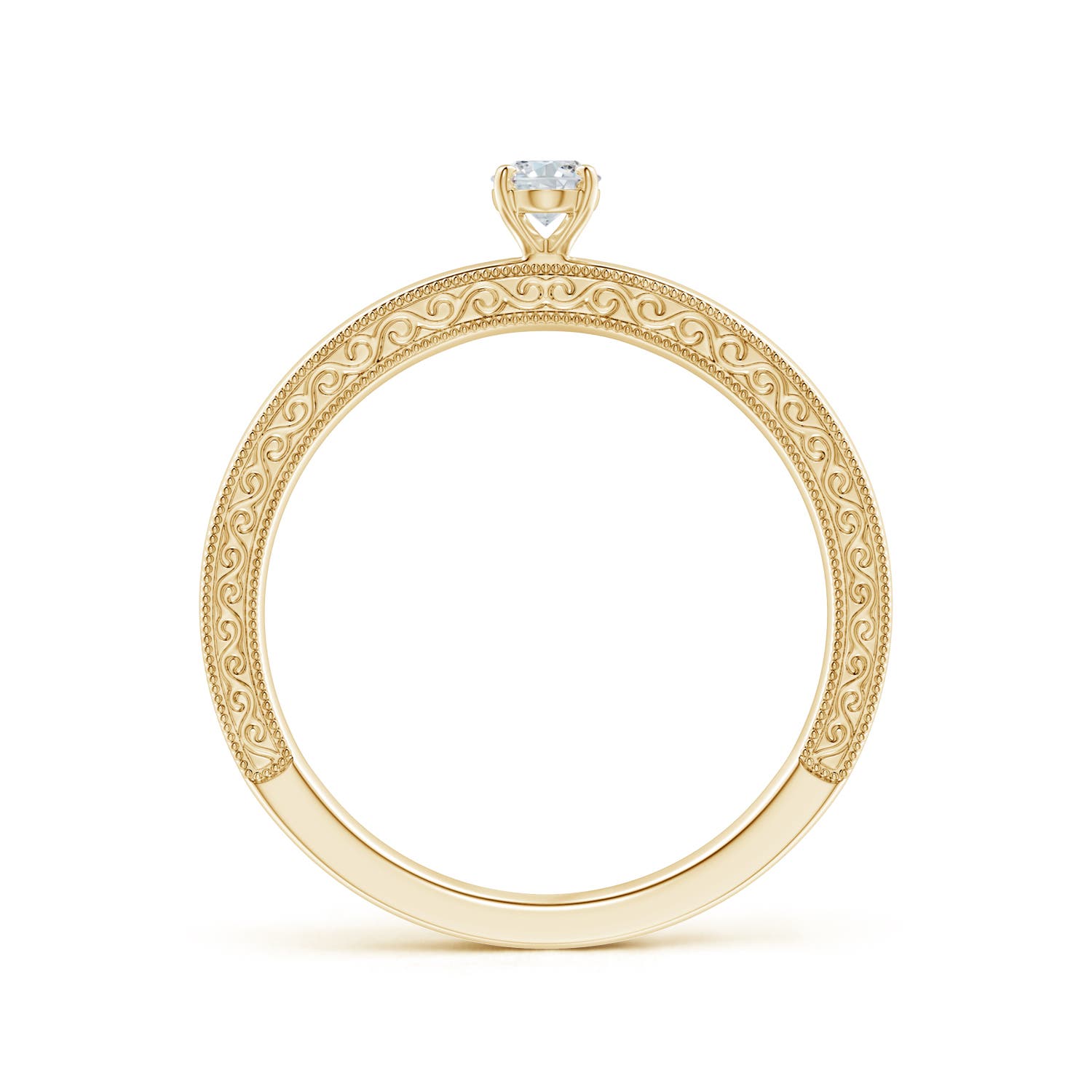 G, VS2 / 0.21 CT / 14 KT Yellow Gold