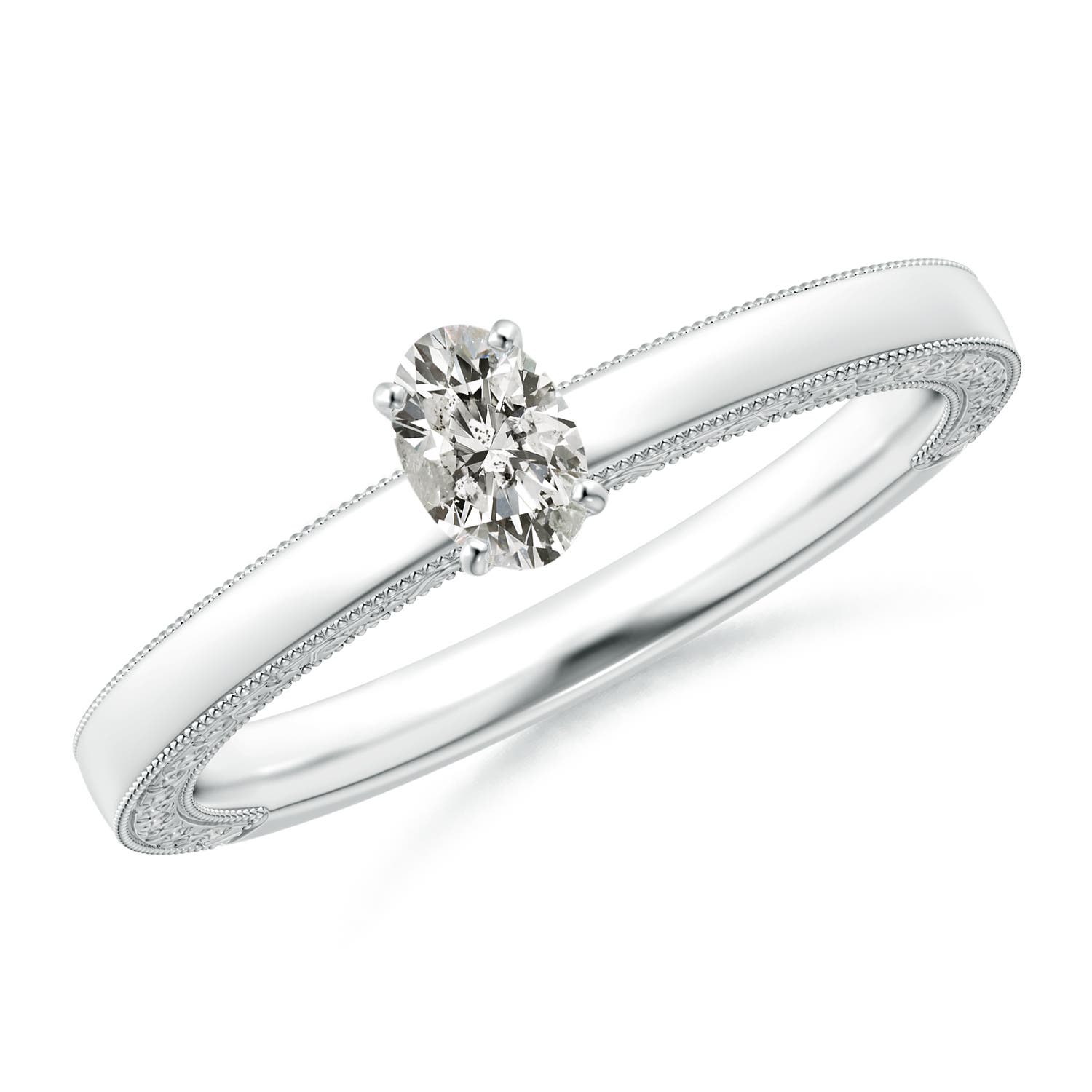 K, I3 / 0.21 CT / 14 KT White Gold