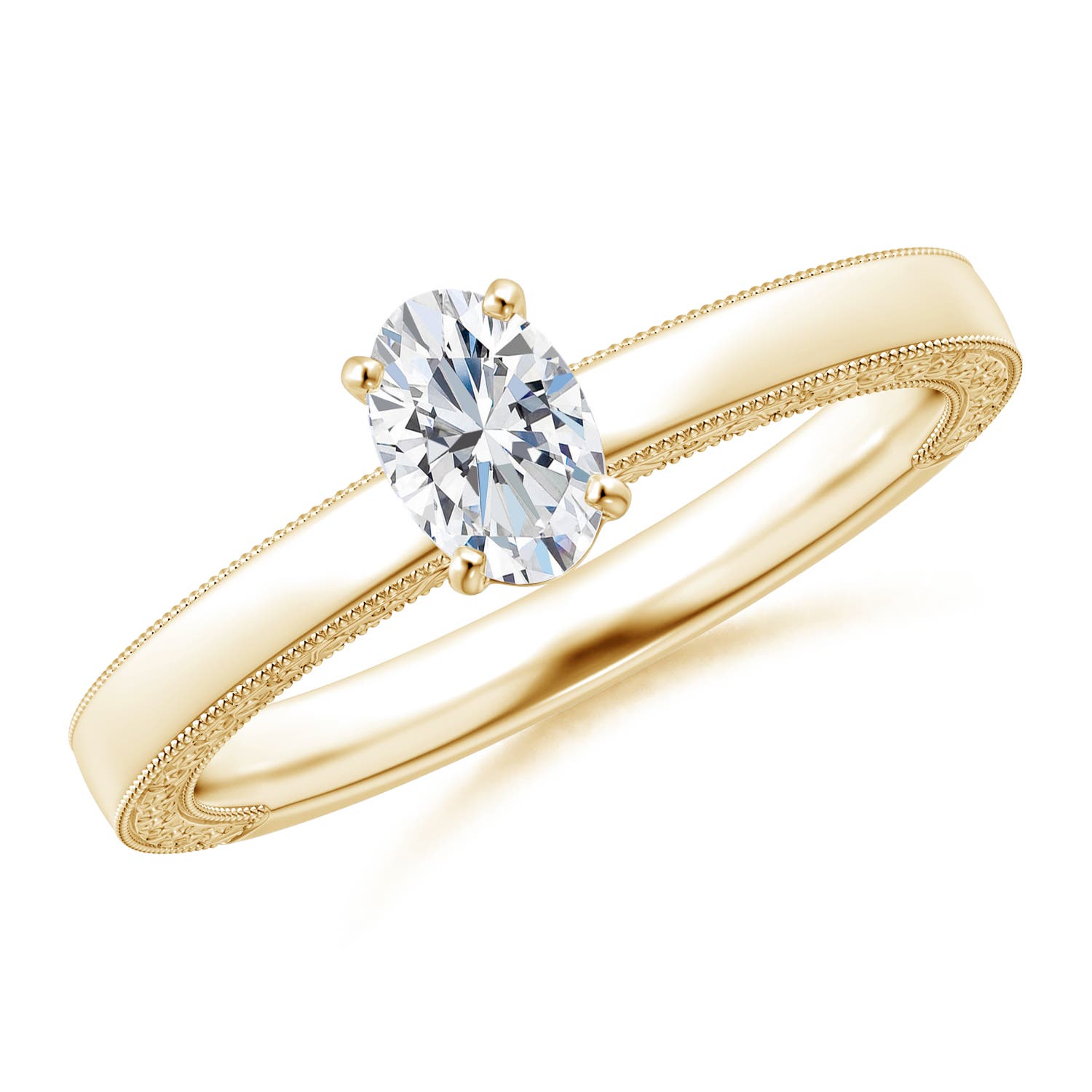 G, VS2 / 0.43 CT / 14 KT Yellow Gold