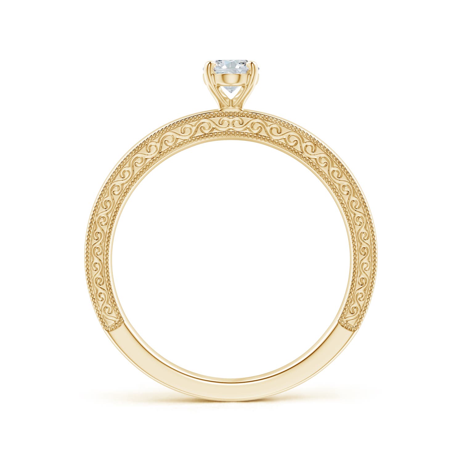 G, VS2 / 0.43 CT / 14 KT Yellow Gold